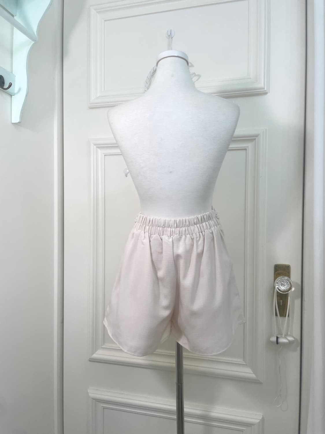 pink ivory bow point pleats summer bandi 상품이미지3