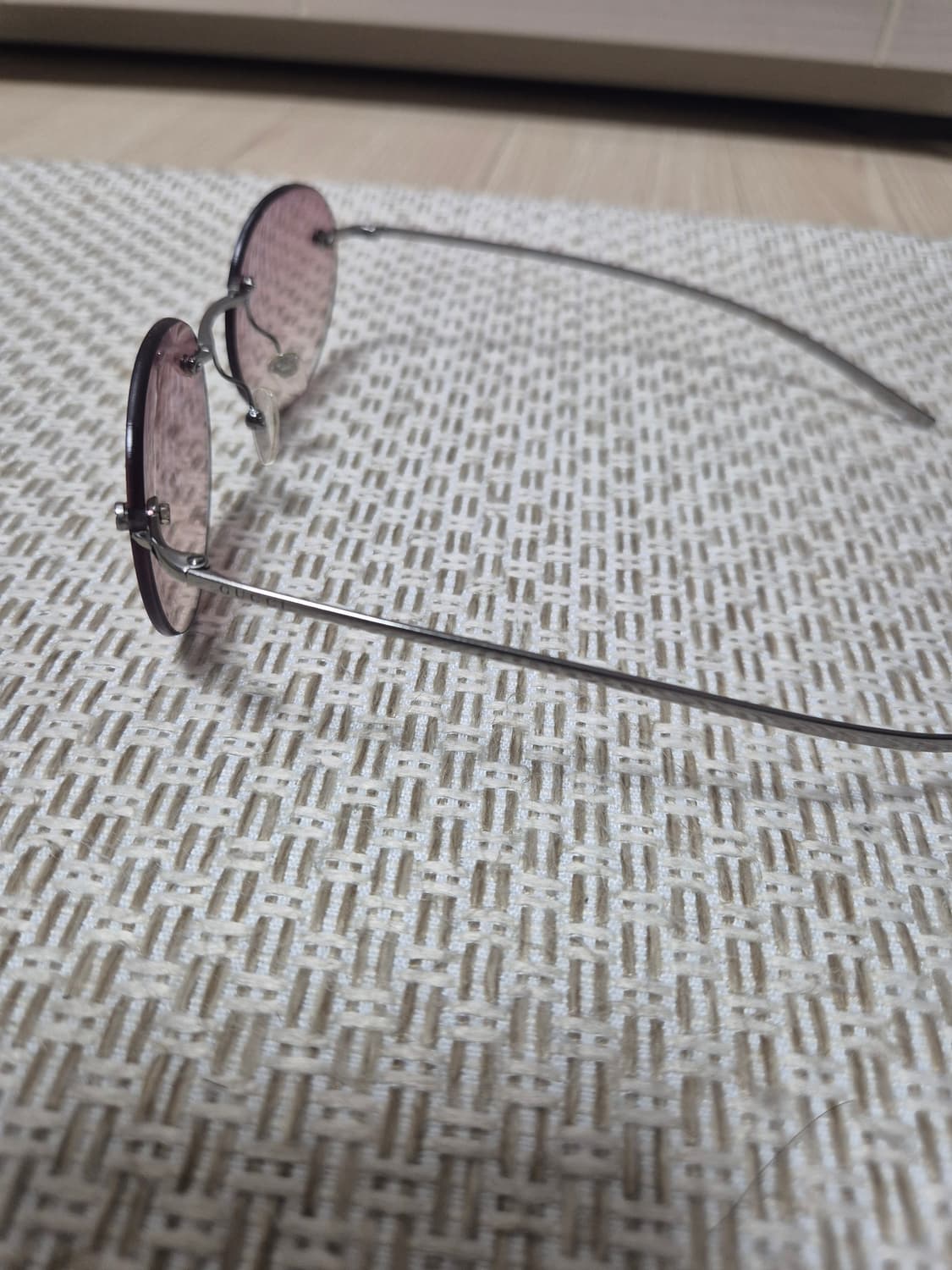 (정품) 구찌 무테 선글라스 틴트 선글라스 상품이미지4