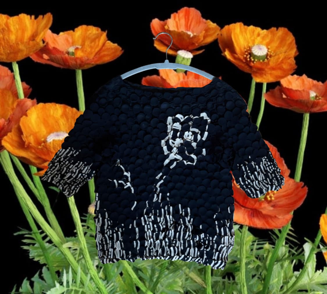 Flower Japan 빈티지 블라우스 상품이미지1