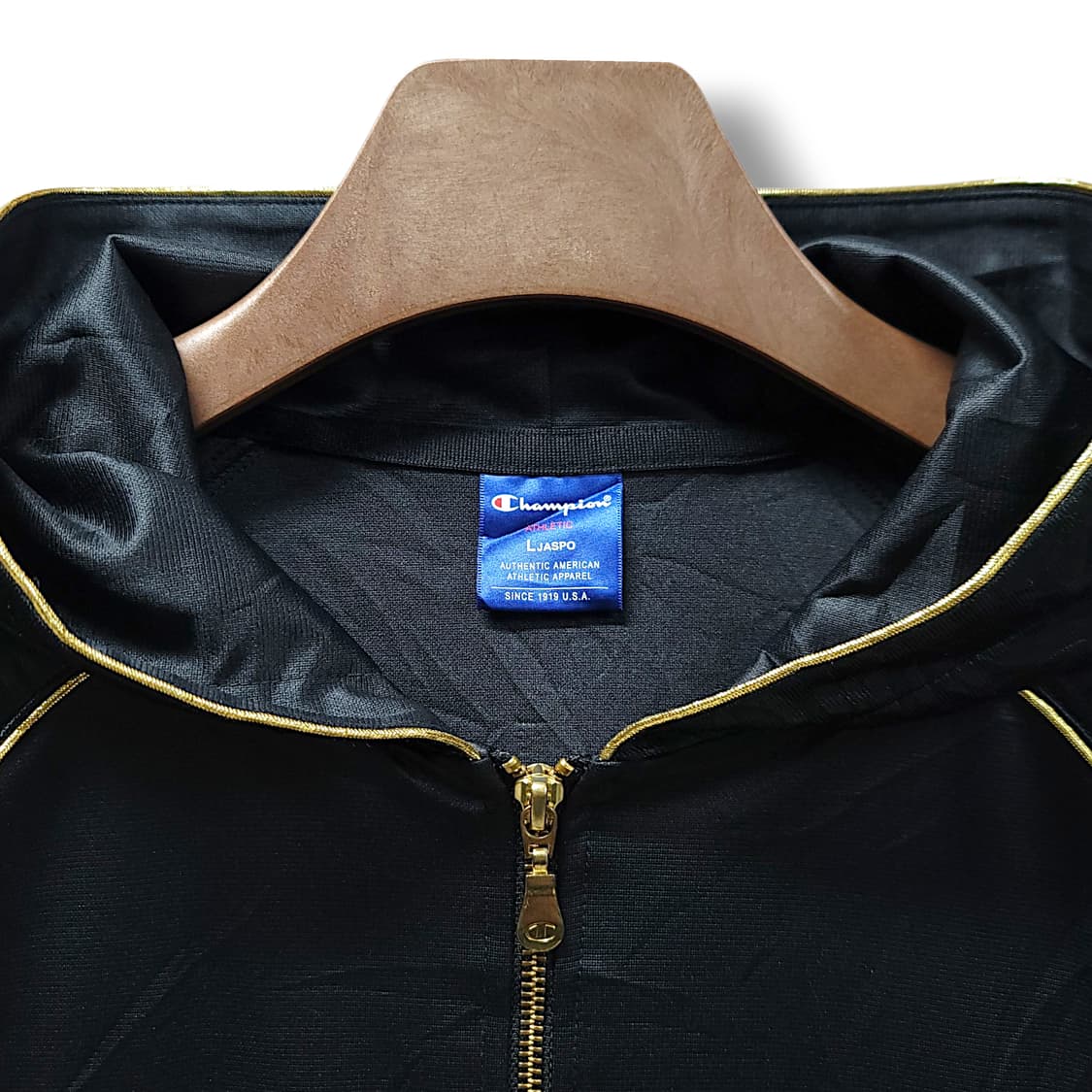 [L] 챔피온 블랙&골드 JPN 후드집업 상품이미지8