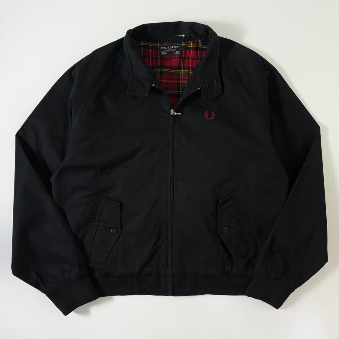 Fred perry  프레드 페리 90,s 타탄체크 바라쿠다 해링턴 자켓 상품이미지3
