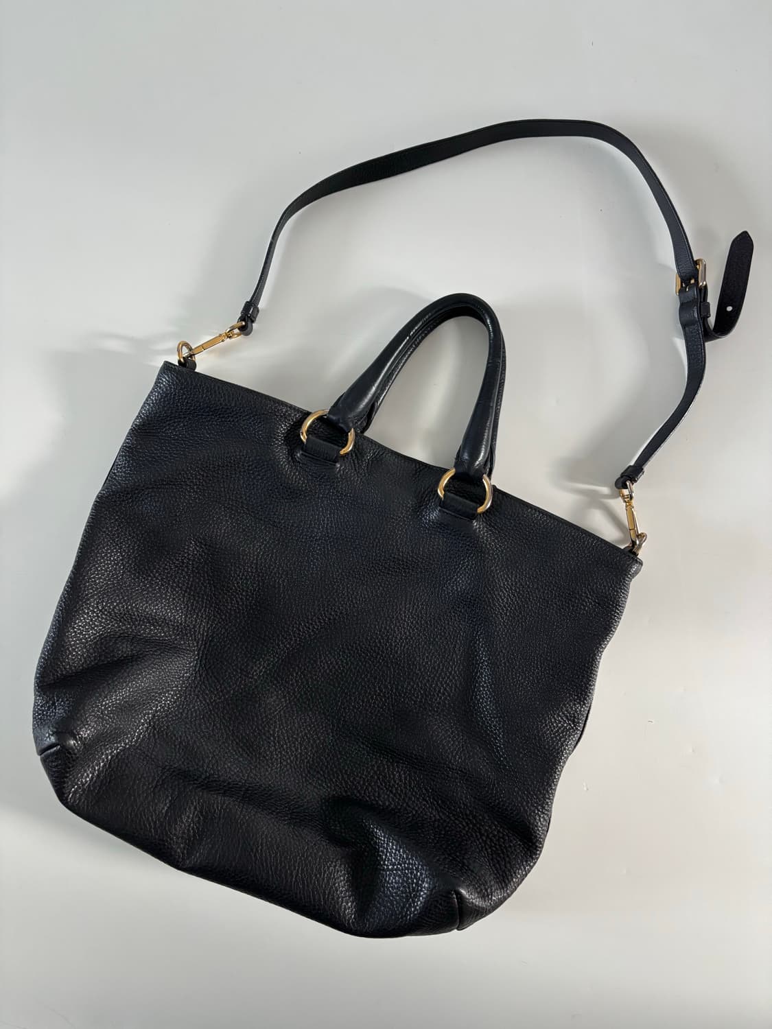 Prada 프라다 비텔로 다이노 블랙 토트백 상품이미지5