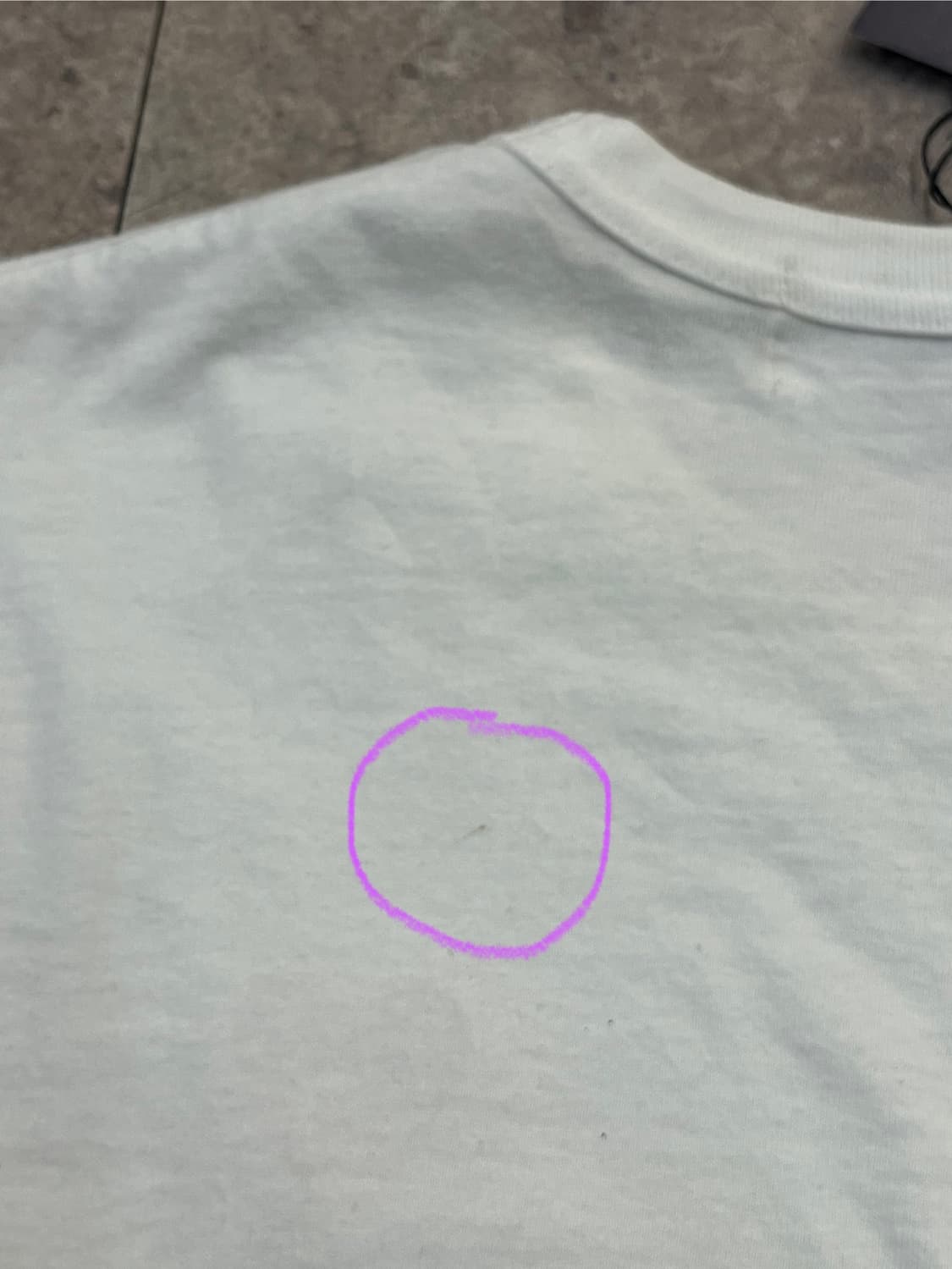 꼼데가르송 반팔티 화이트 L #csz2568 상품이미지9