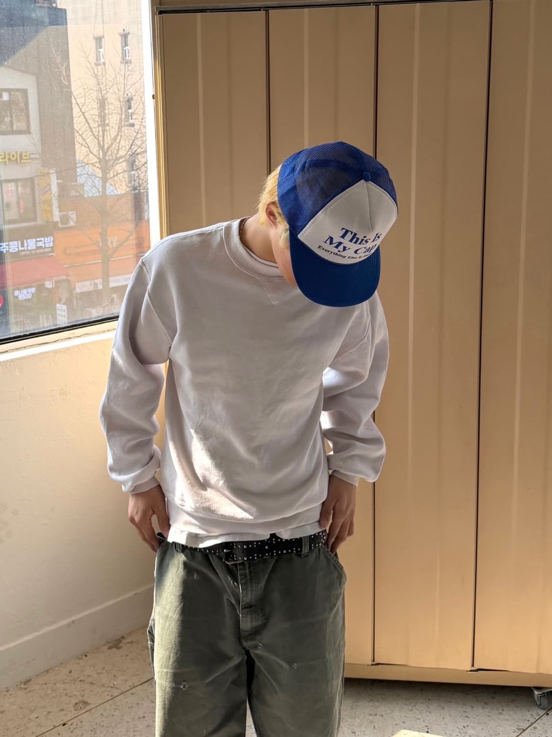 MADE IN USA 🇺🇸 90‘s 러셀 맨투맨 화이트 블랭크 상품이미지2