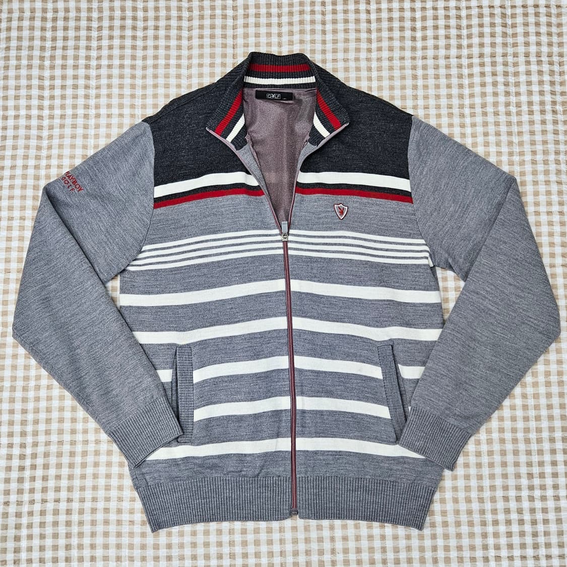 플레이보이 골프 방풍 집업 가디건 남자100 상품이미지1