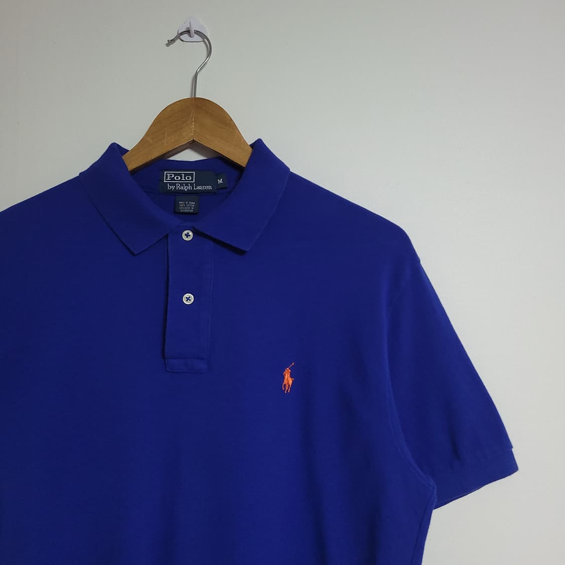 (M) POLO 폴로랄프로렌 블루 반팔 카라티 상품이미지2