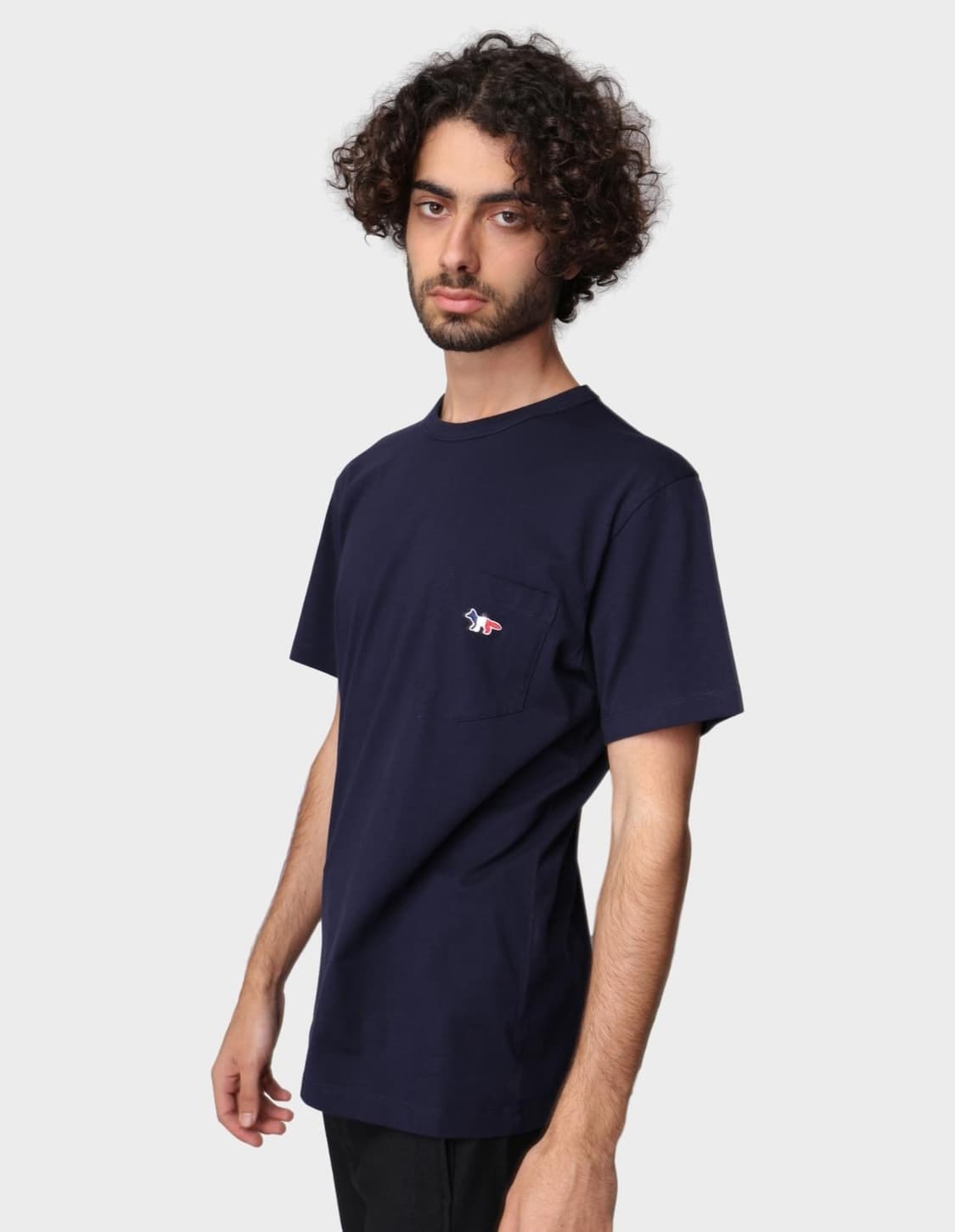 메종 키츠네(Maison Kitsune) 트리컬러 폭스 패치포켓 티셔츠 상품이미지2