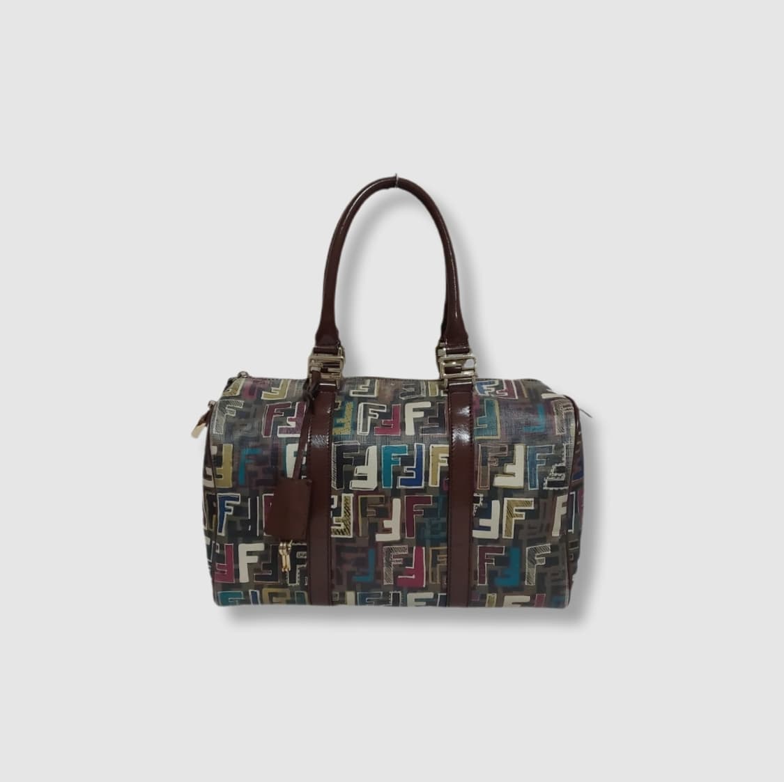 펜디 FF로고 주카 멀티컬러 보스턴백 30 상품이미지1