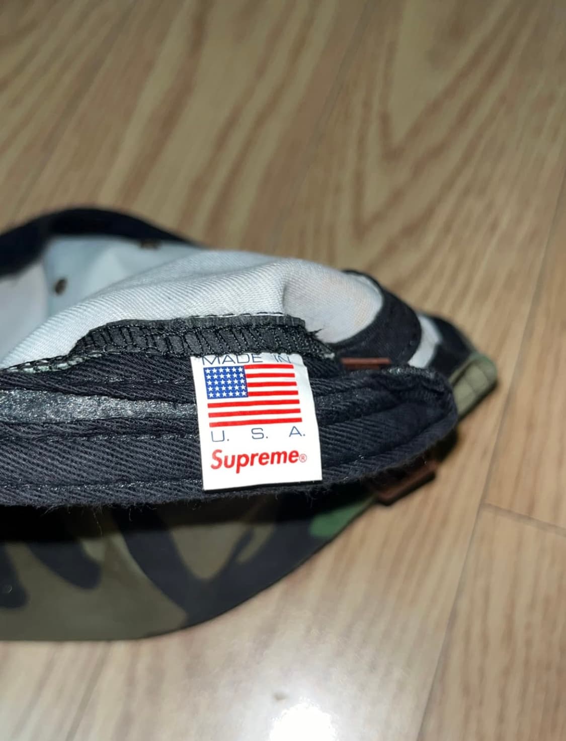 슈프림 카모 캠프캡 상품이미지7