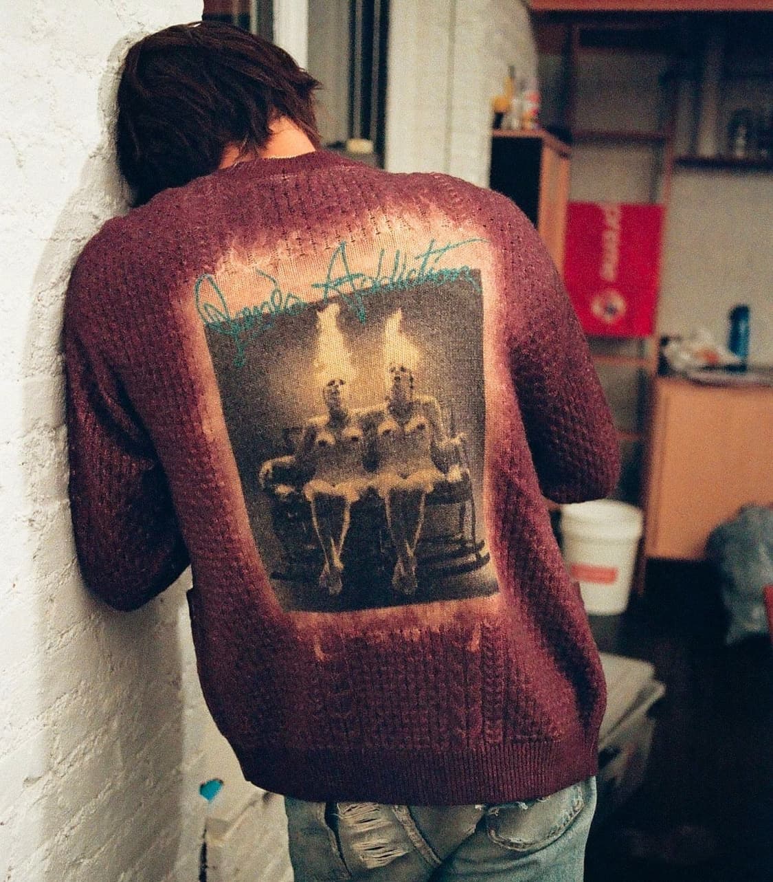 슈프림 x 제인스어딕션 가디건 블랙 M 상품이미지1