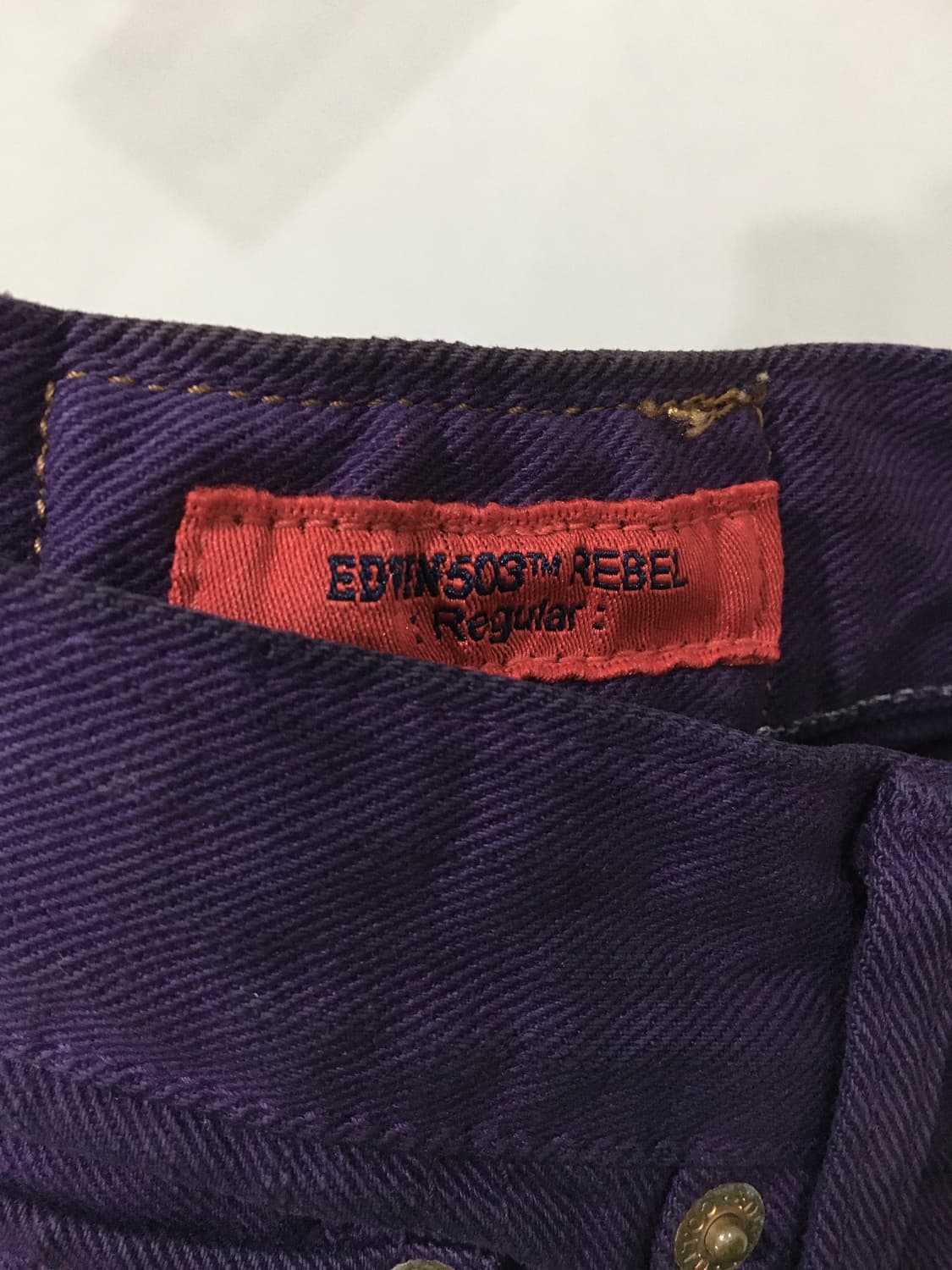 일본빈티지 에드윈503 퍼플데님 상품이미지2