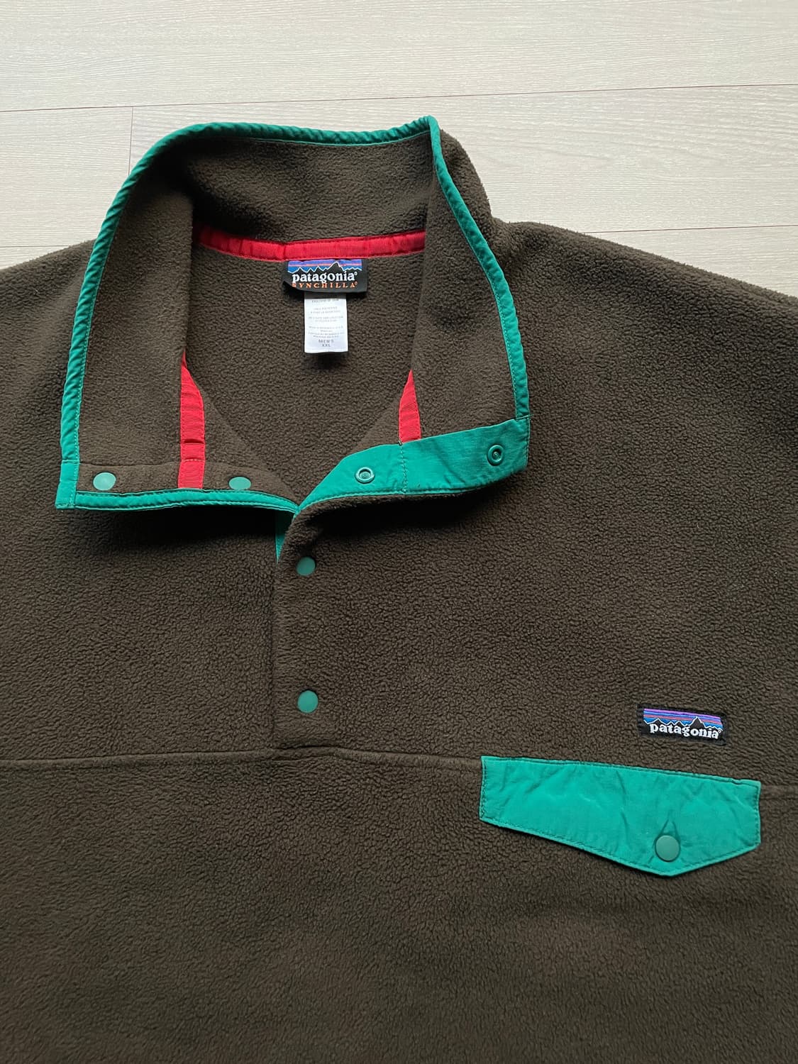 파타고니아 신칠라 브라운 틸 그린 빈티지 상품이미지4
