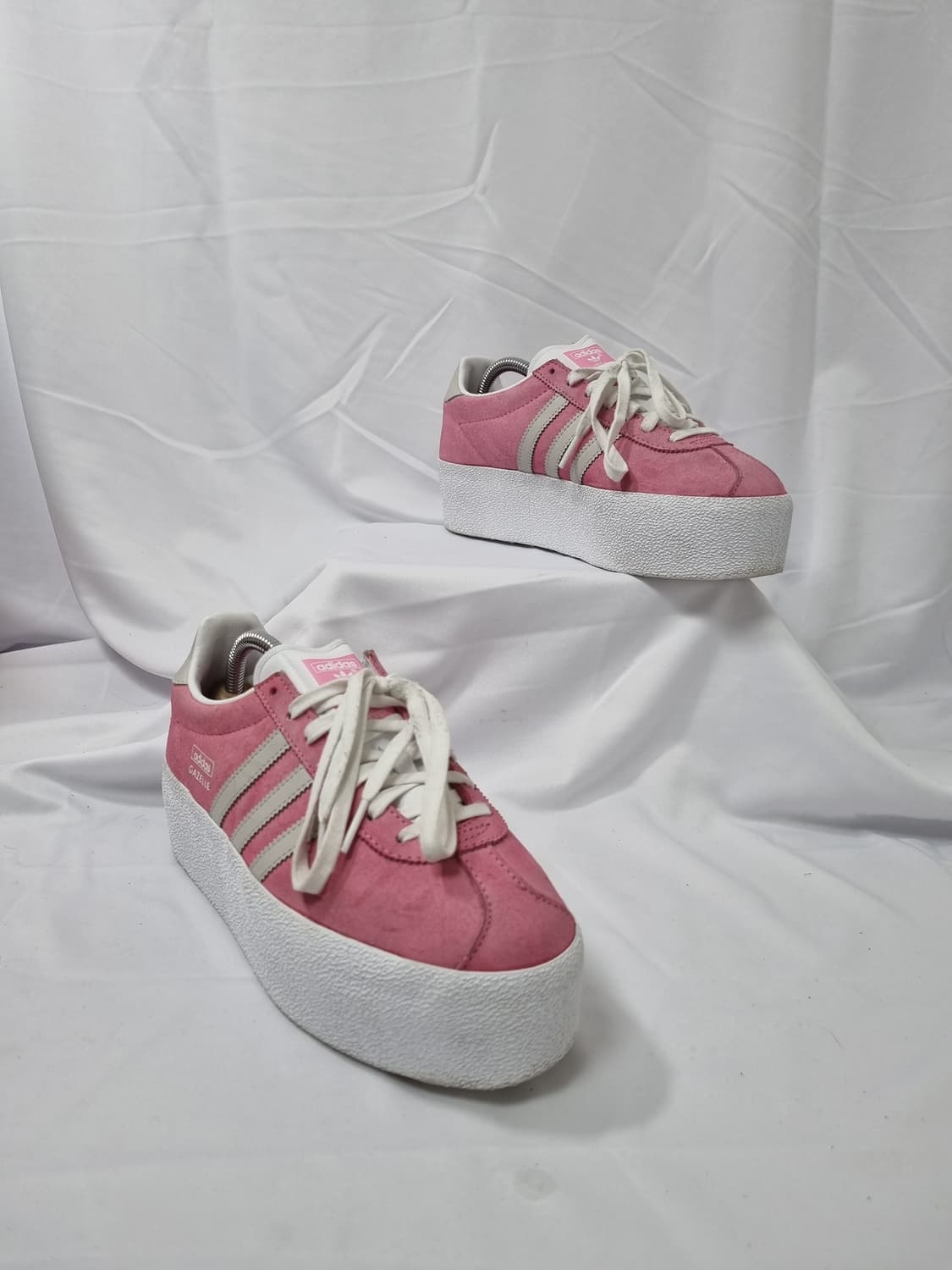 245 아디다스 가젤 업 플랫폼 스니커즈 핑크 상품이미지3