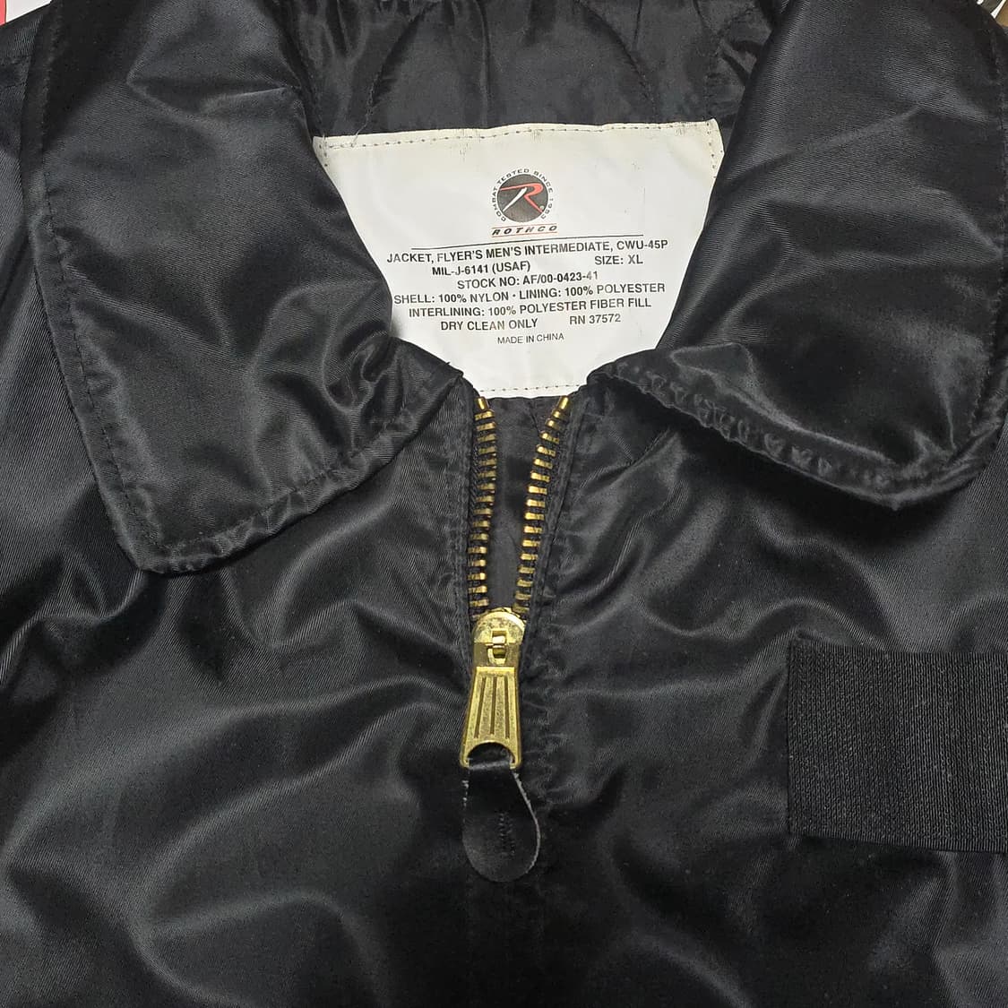 Rothco 사의 CWU-45P 플라이어 자켓 상품이미지4