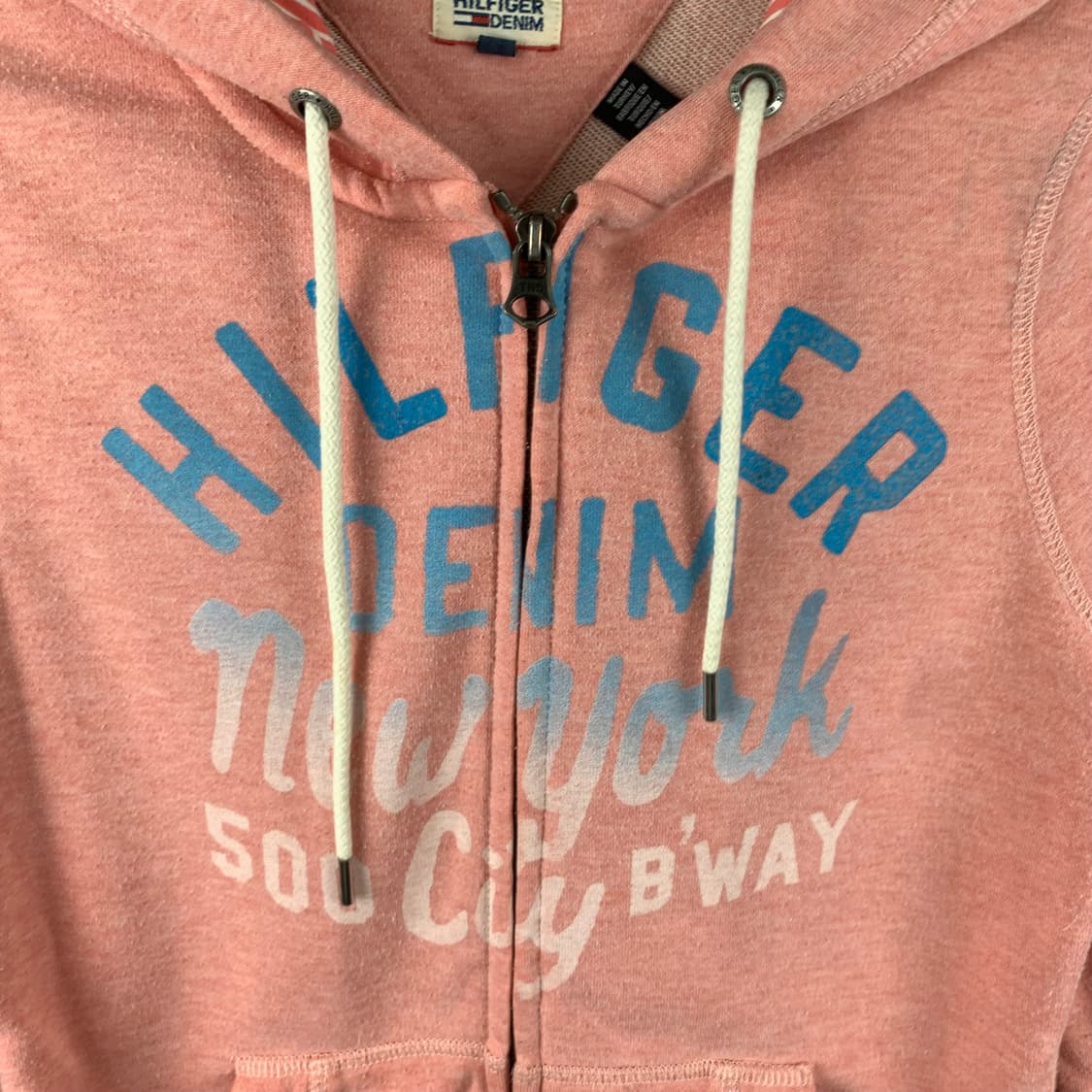 타미힐피거 y2k 와투케 핑크 후드집업 상품이미지4