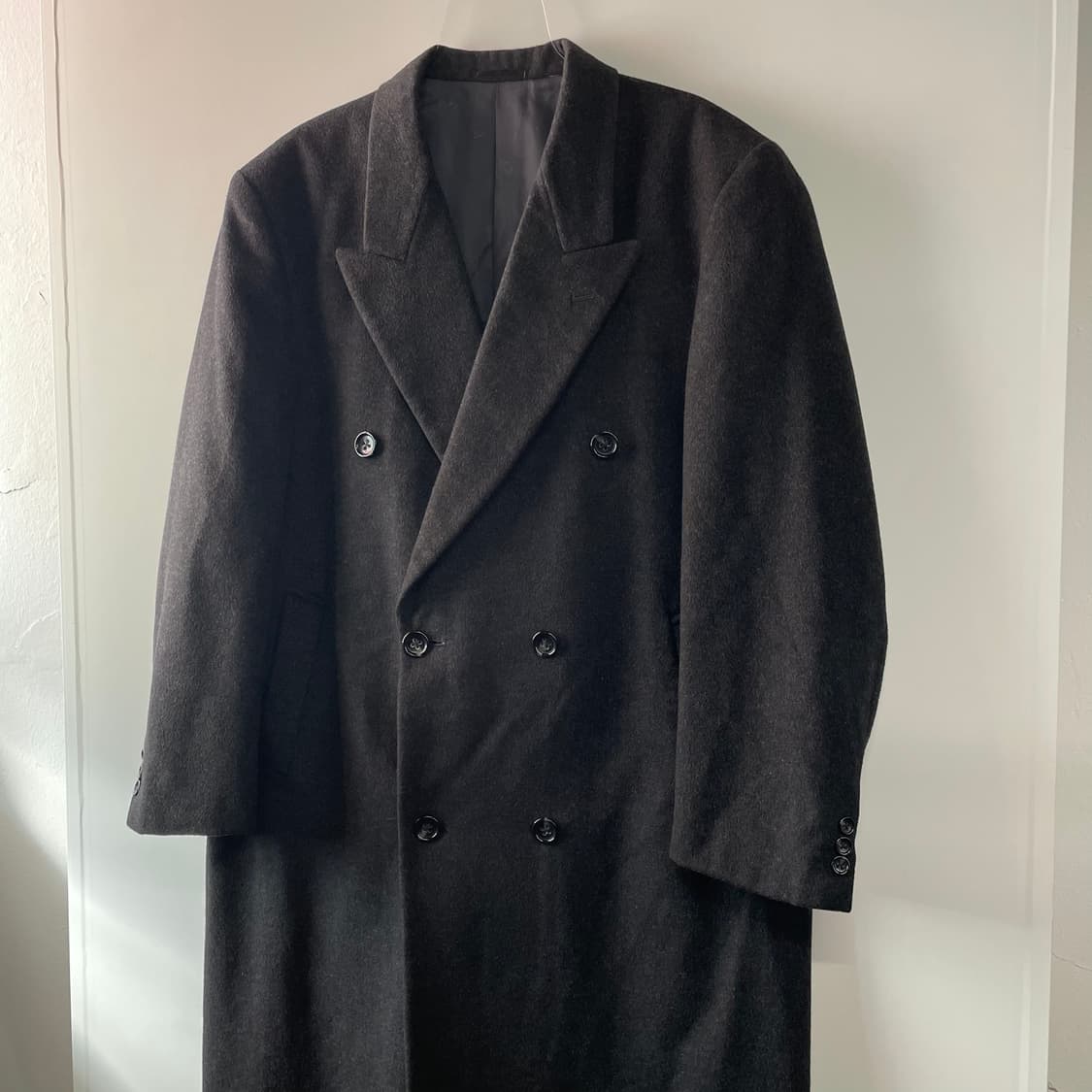 퓨어 캐시미어 더블 롱 코트 상품이미지3