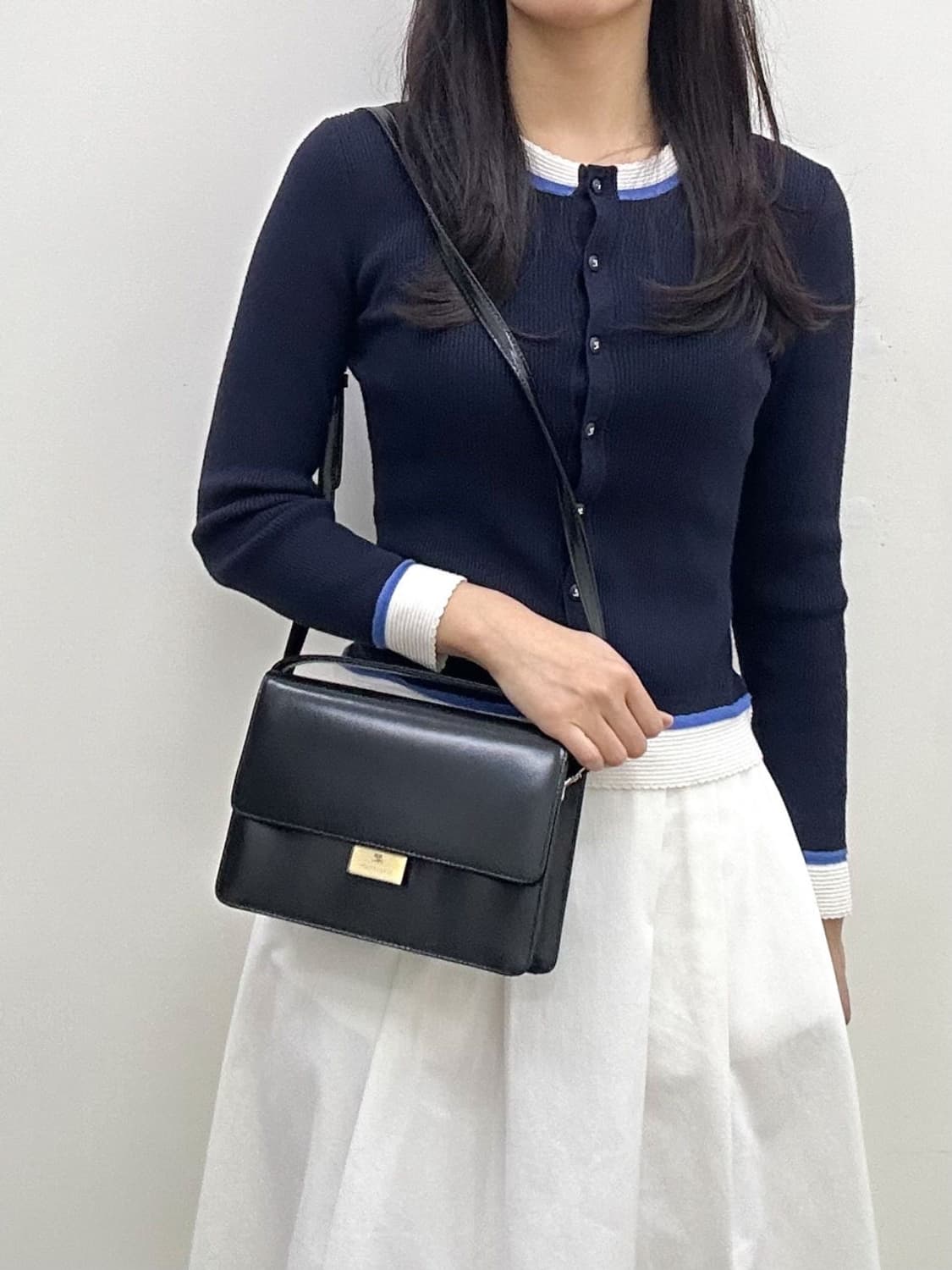  courreges / 꾸레쥬 블랙 스퀘어 핸드백 상품이미지10