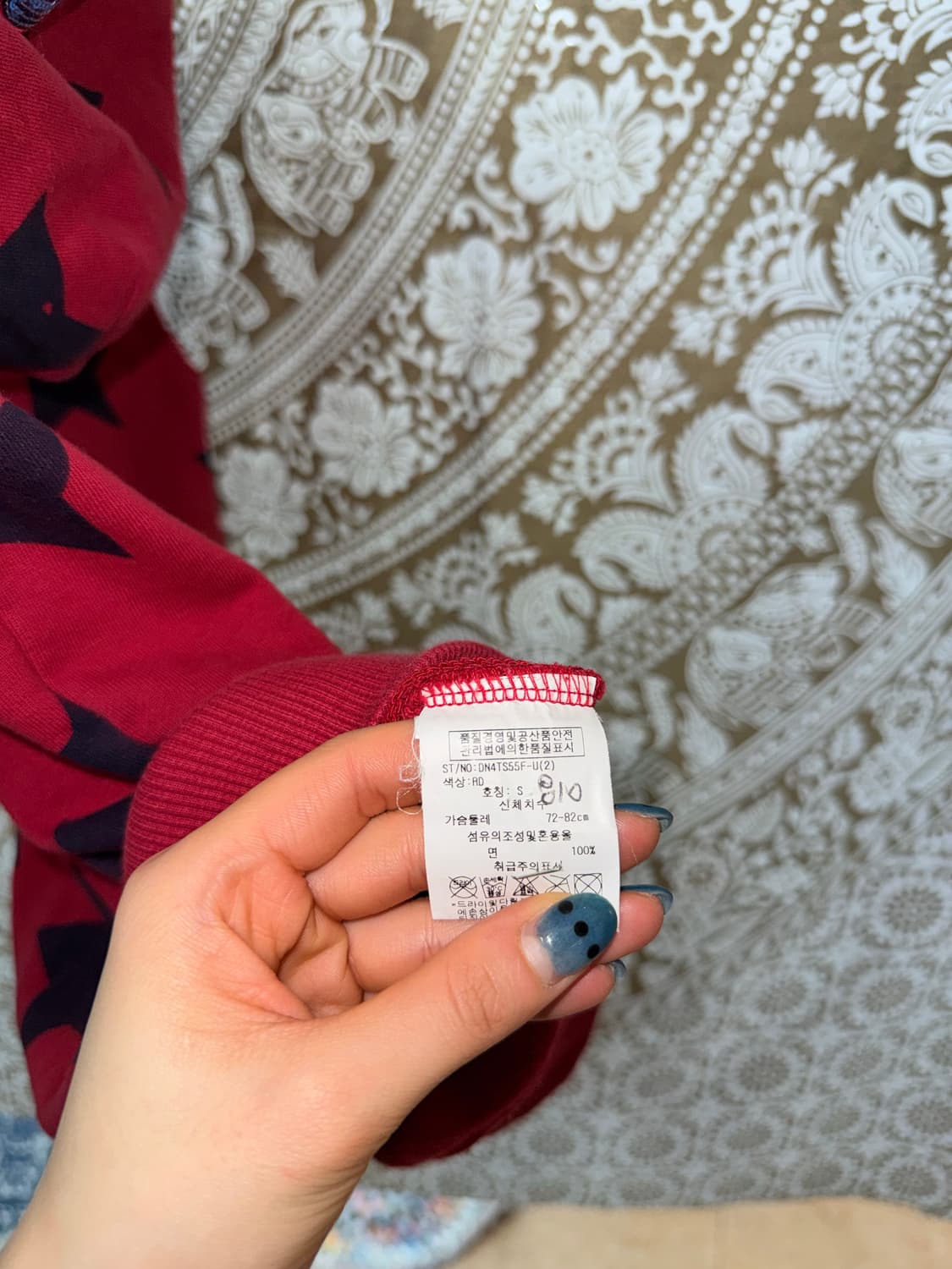 DOHC 빈티지 별 프린팅 후드티  상품이미지6