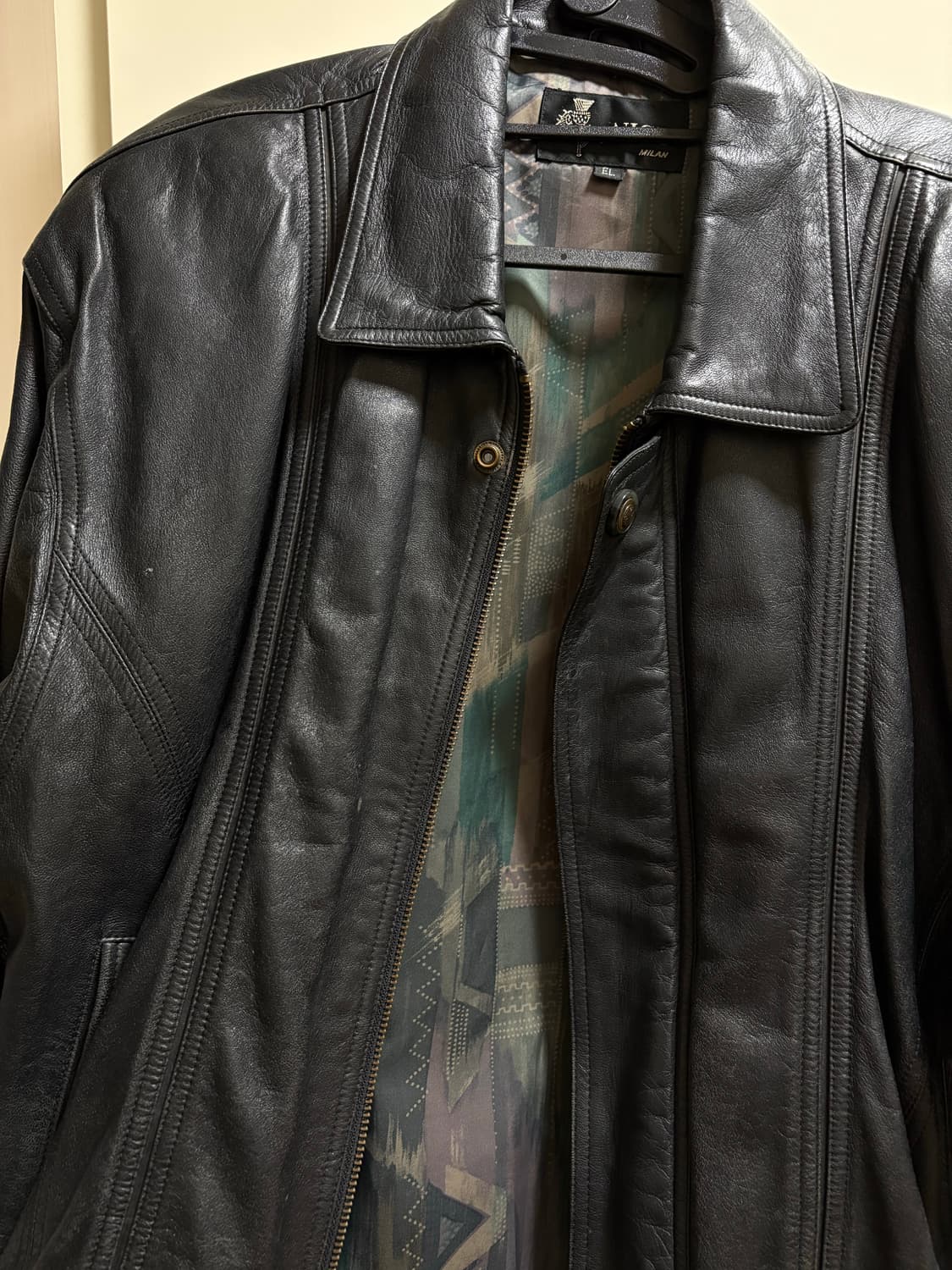 빈티지 레더 재킷 상품이미지1