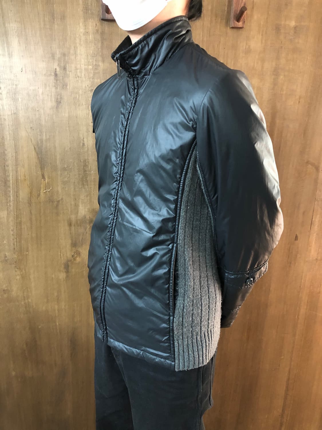 Emporio armani 니트 도킹 집업 자켓 XL 상품이미지9