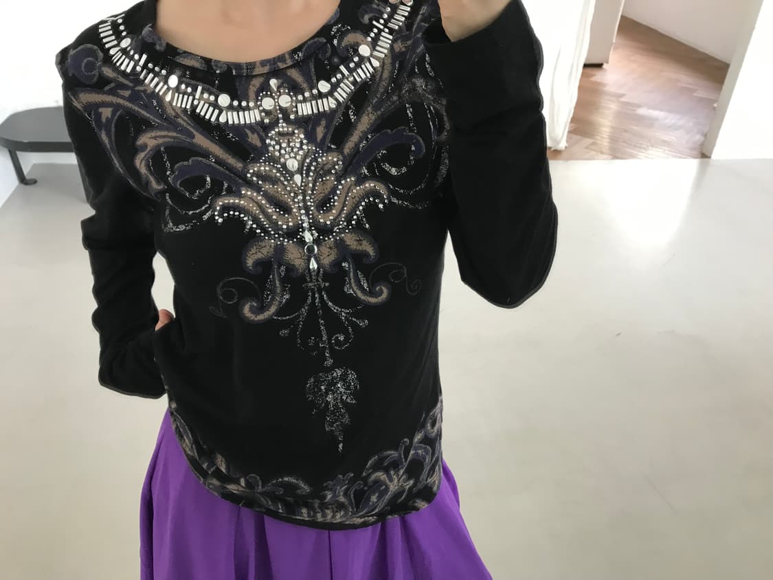 vintage pattern long sleeve 상품이미지9