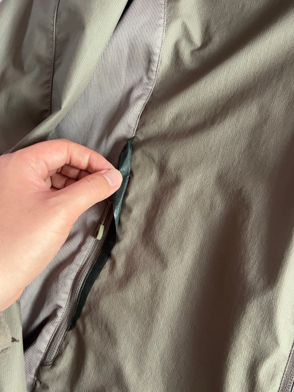 몽벨 다크 베이지 바람막이 100 상품이미지7