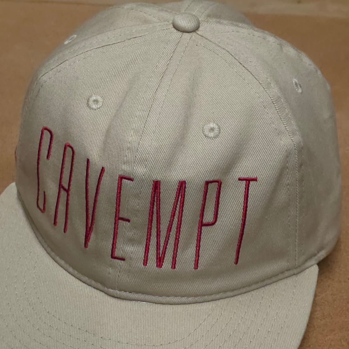 CAVEMPT 6 Panel Cap(beige) 상품이미지1