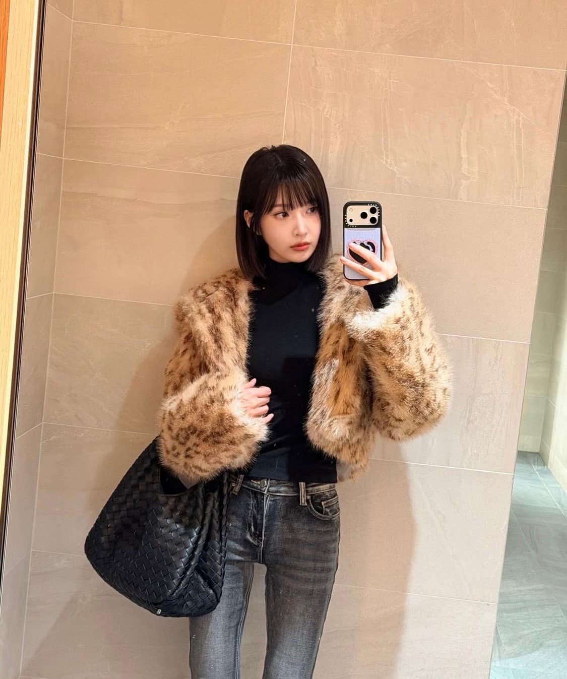 더기 호피 퍼자켓 상품이미지5