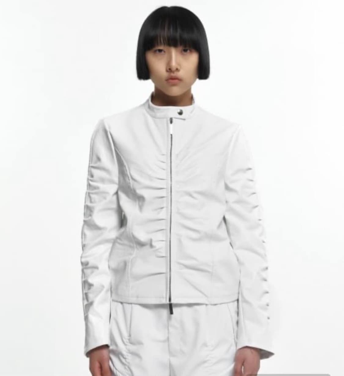 나체 셔링 레더 자켓 상품이미지1