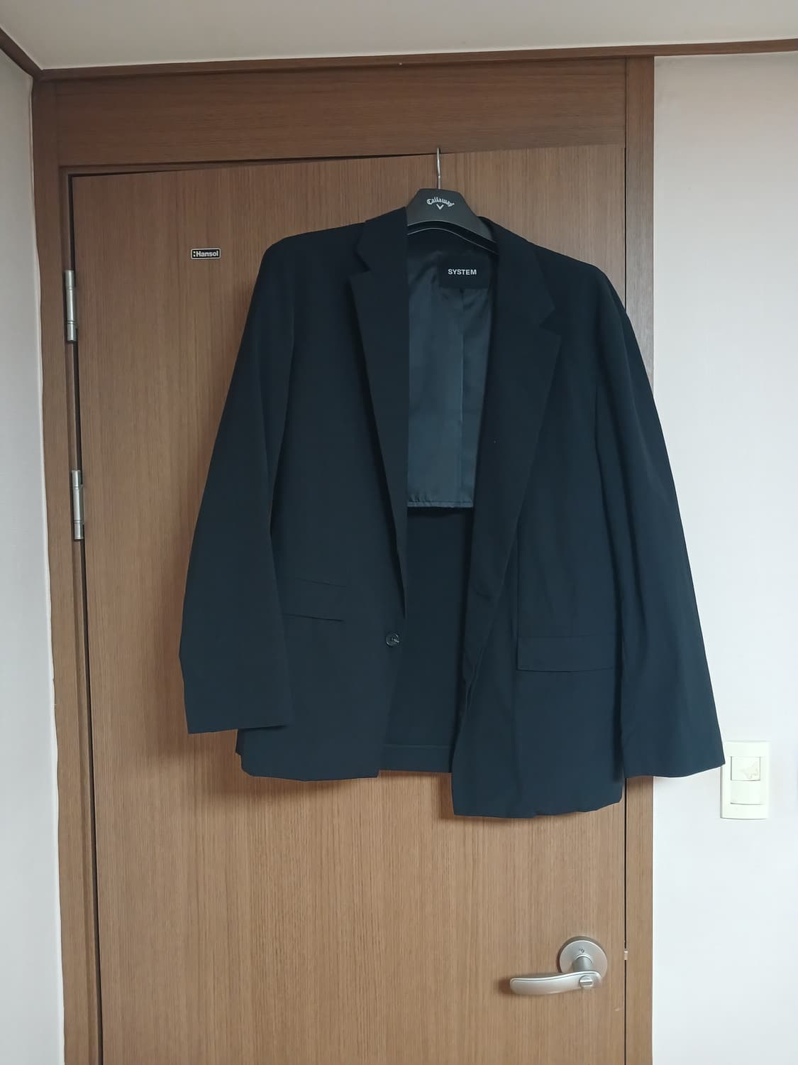 시스템옴므 남성 블랙 자켓110  상품이미지2