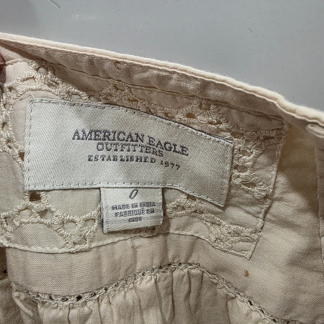 아메리칸이글 아일렛 자수 미니스커트 상품이미지5