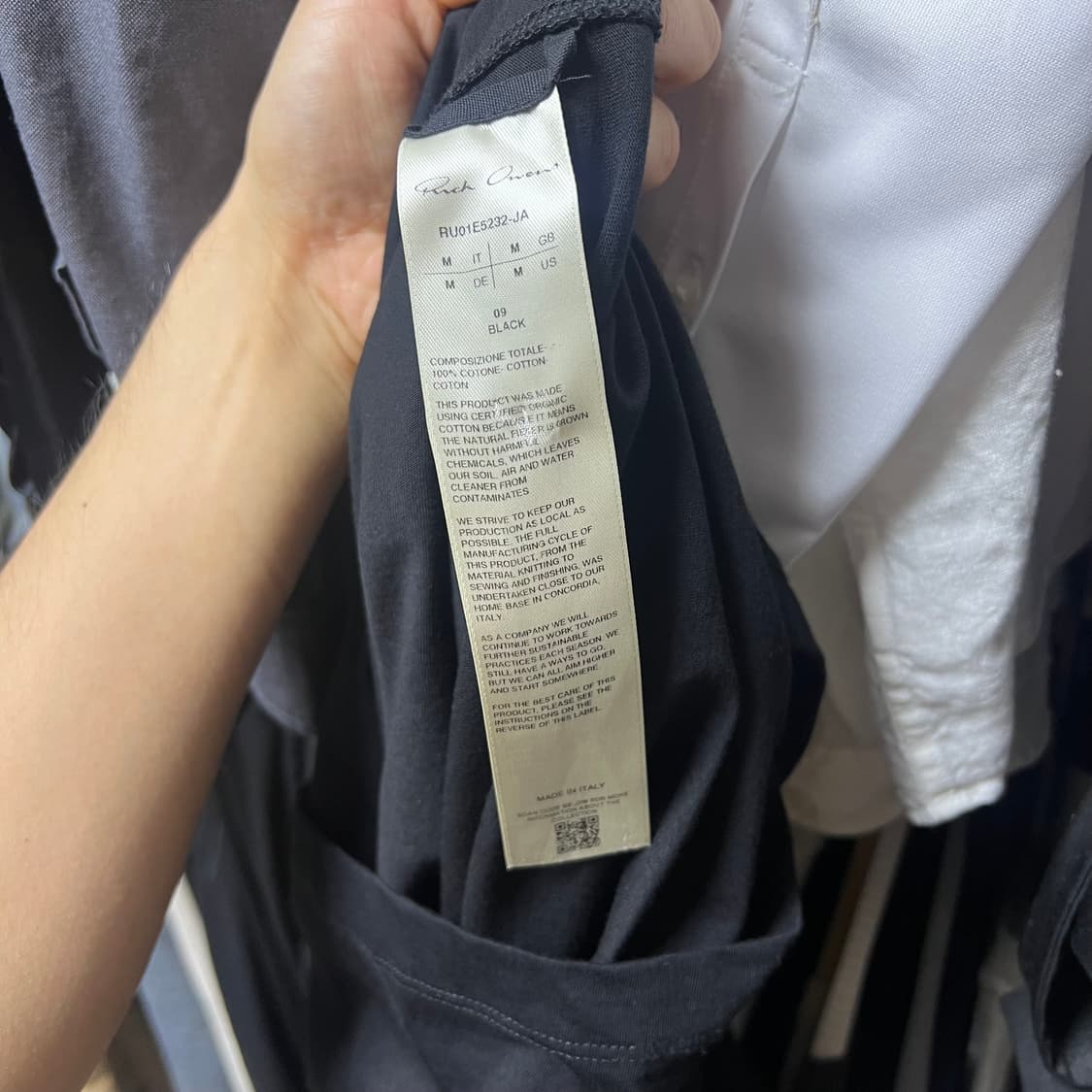 RICK OWENS 25SS BRAD T-SHIRT 상품이미지7