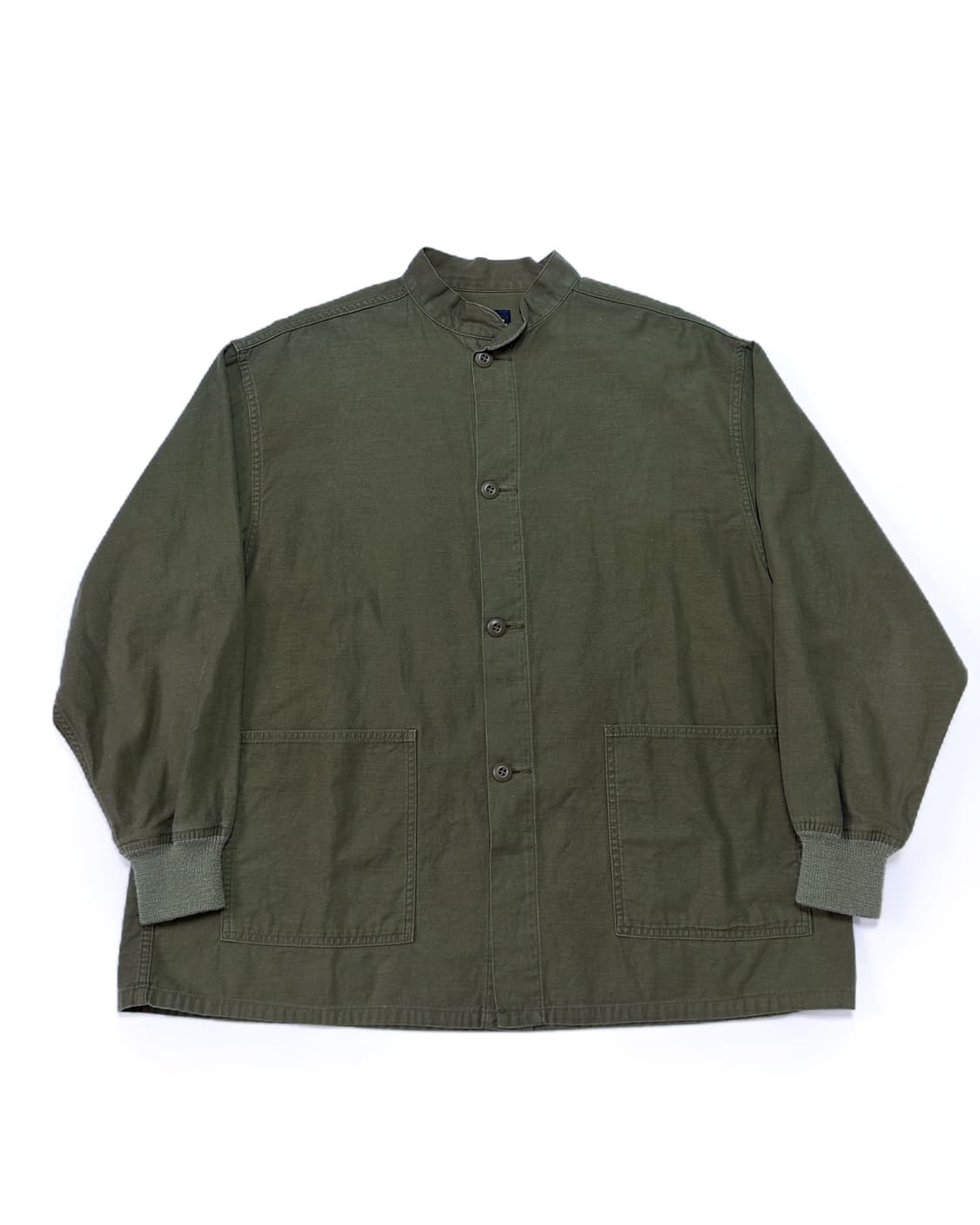 (l~xl) 니들스 NEEDLES 카키 셔츠자켓 S 넥리스셔츠 아우터 상품이미지1