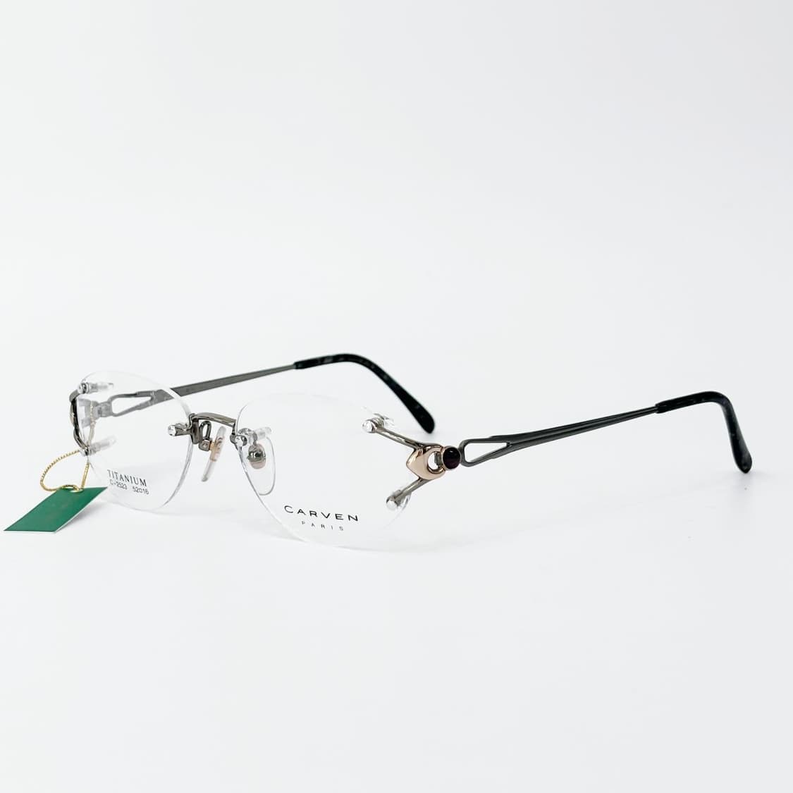 CARVEN 그레이 무테 데드스탁 빈티지안경 상품이미지1