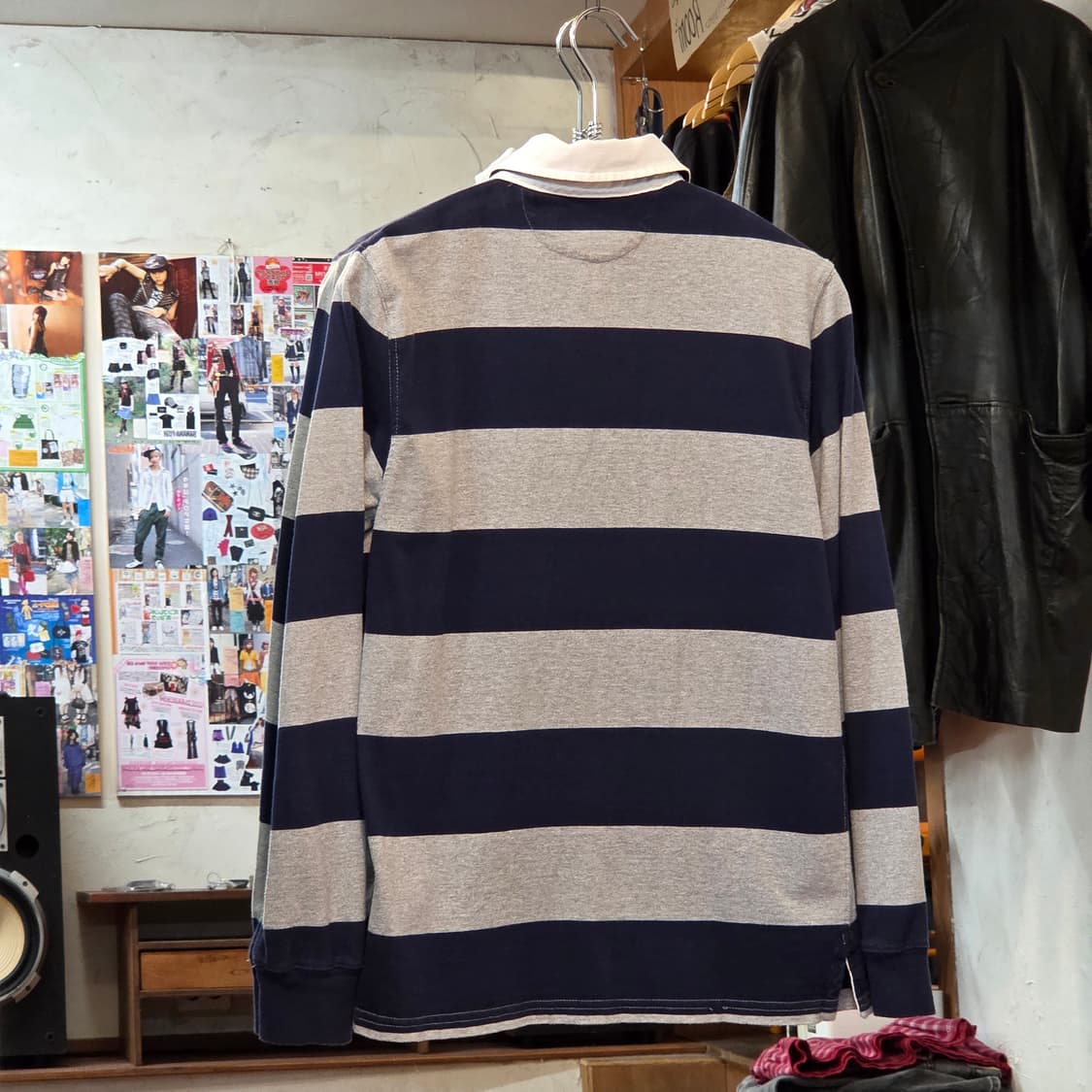 폴로 랄프로렌 네이비 스트라이프 PK 롱슬리브 상품이미지5