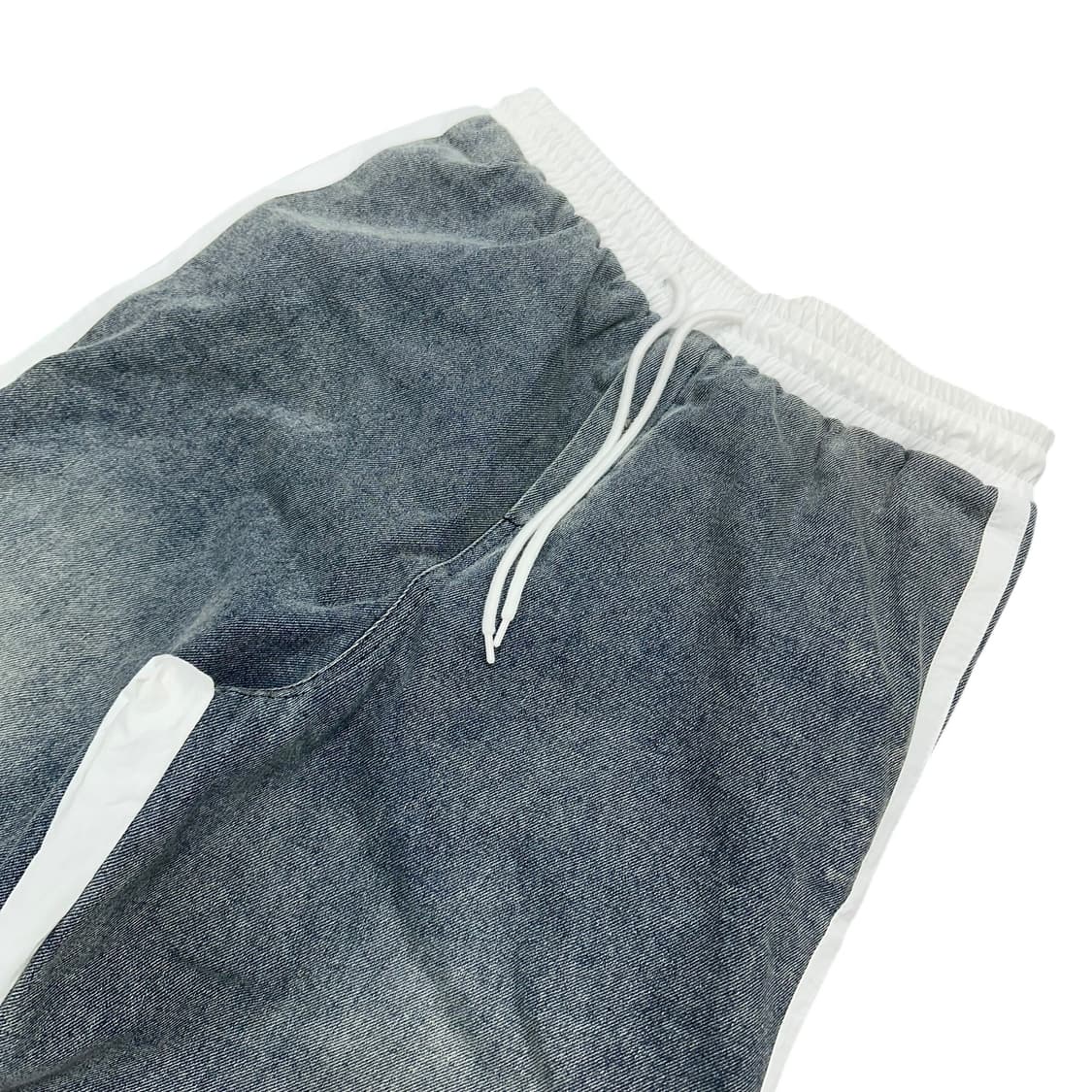 아워룸 배색 데님팬츠 상품이미지2