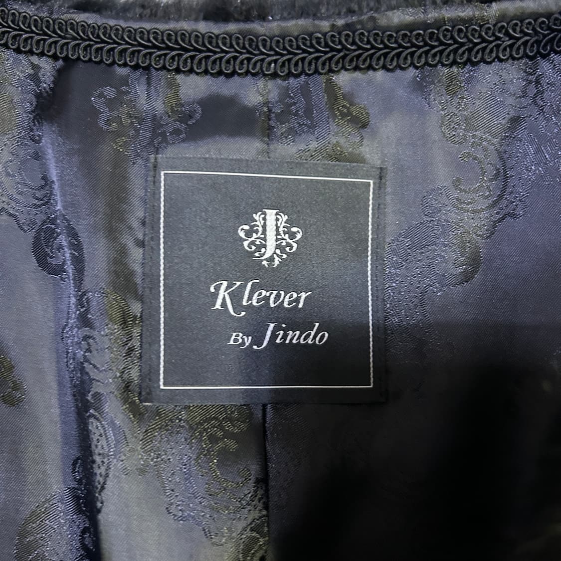 진도 끌레베 블랙 밍크코트  상품이미지2