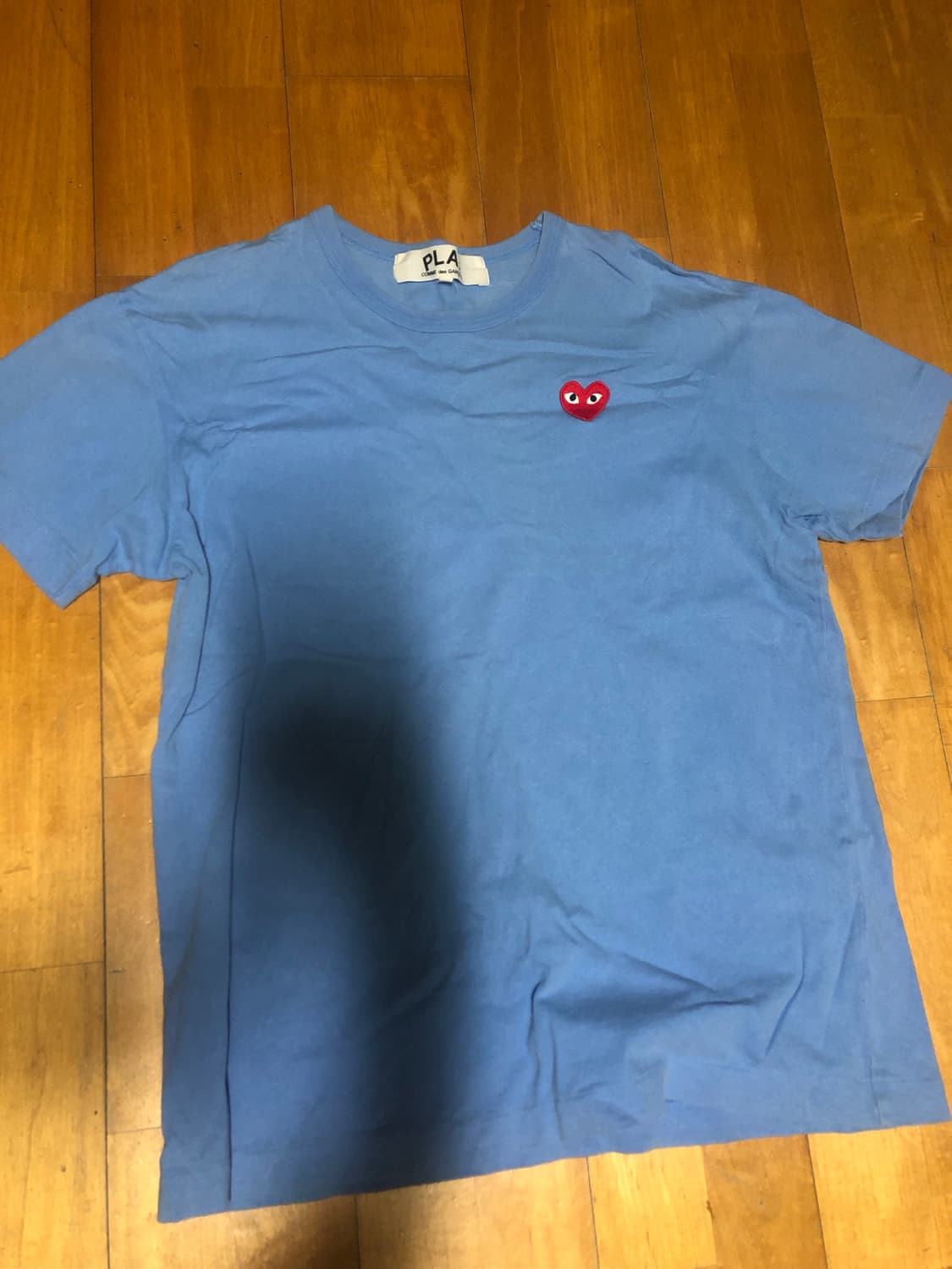 꼼데 반팔 xl 하늘색 소라색 판매  상품이미지1