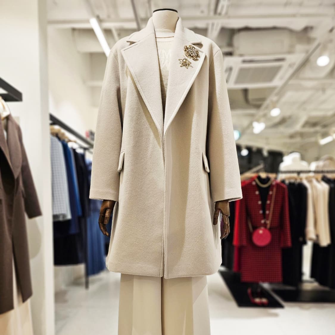 모조에스핀(MOJO.S.PHINE) 박시 캐시울 코트 55-66 상품이미지3