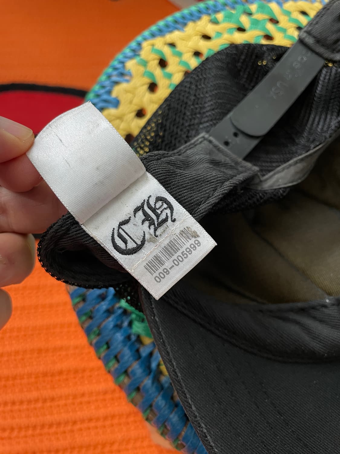 크롬하츠 x 롤링스톤즈 레더 패치 캡 상품이미지9