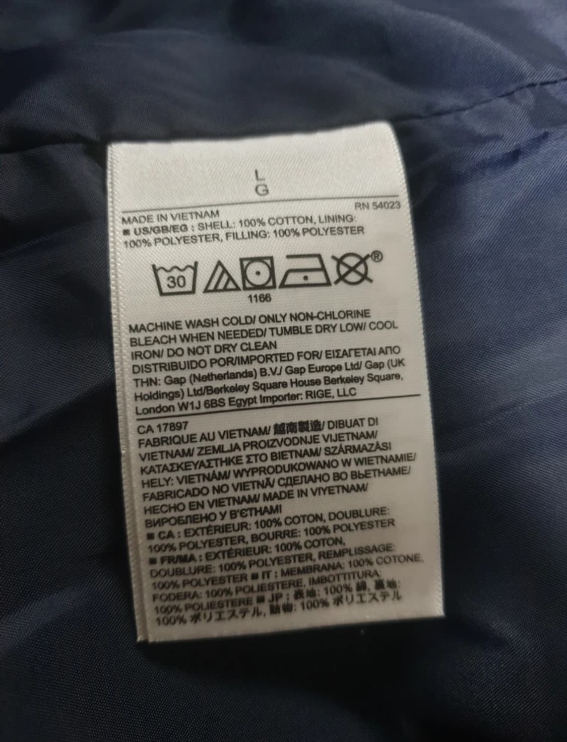 바나나리퍼블릭 남자 패딩조끼. 싸이즈 100 상품이미지7