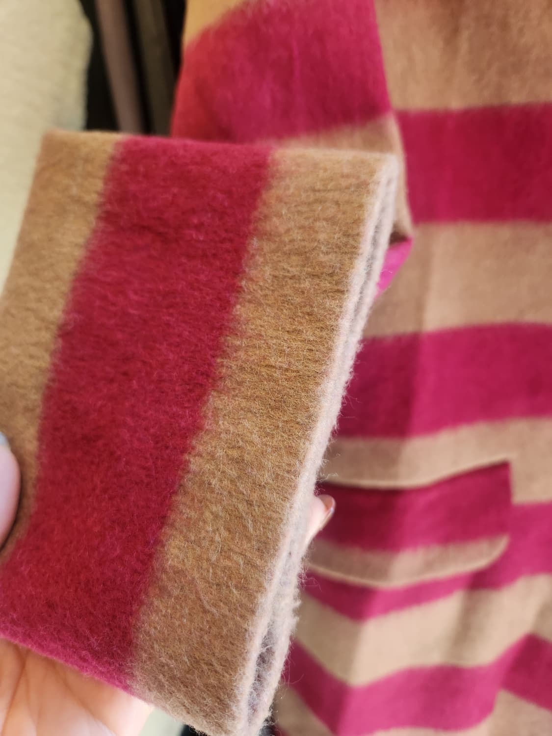 레드발렌티노 핑크 스트라이프 자켓 상품이미지5