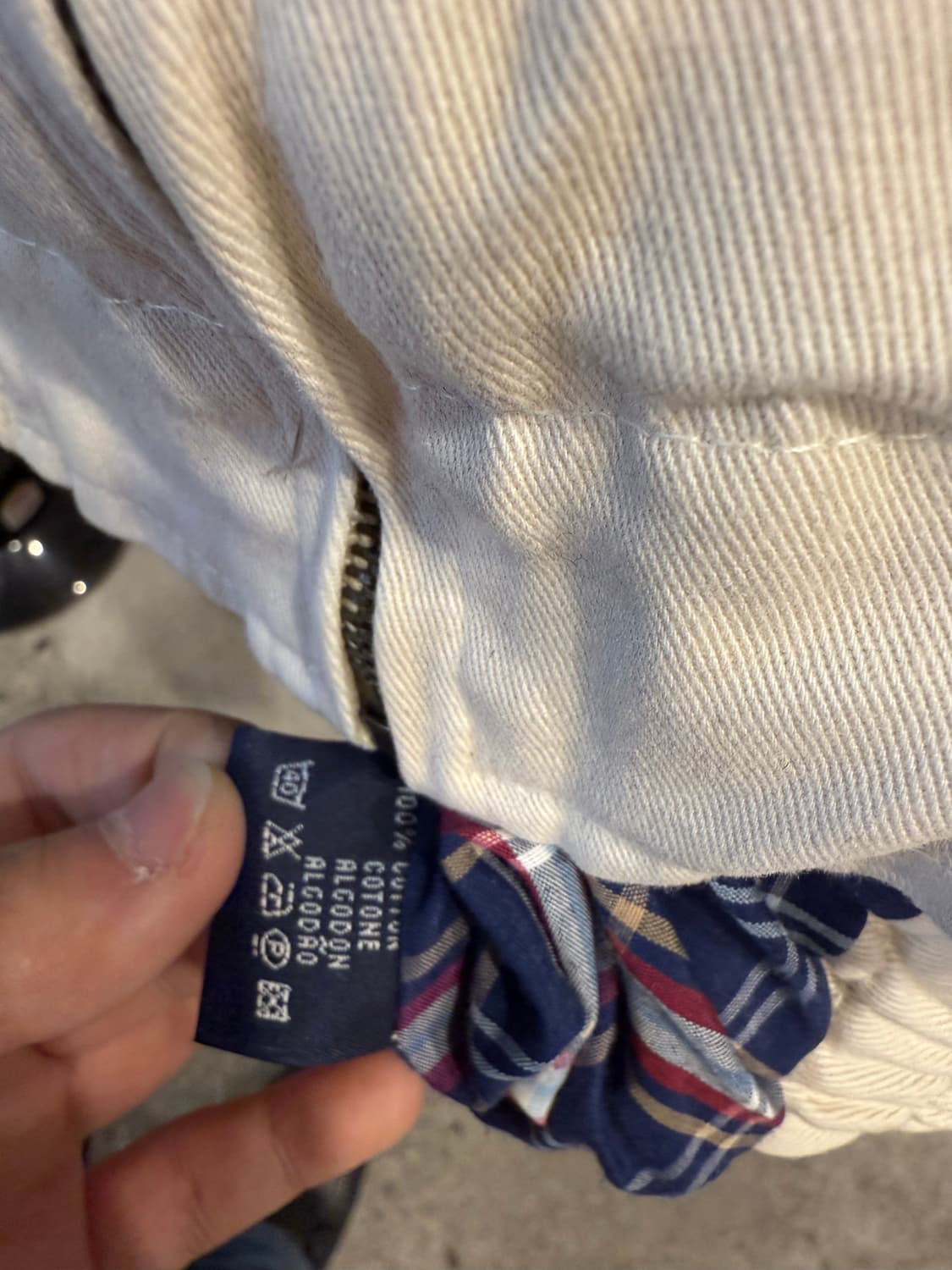 폴로 화이트 블루종 s 상품이미지4