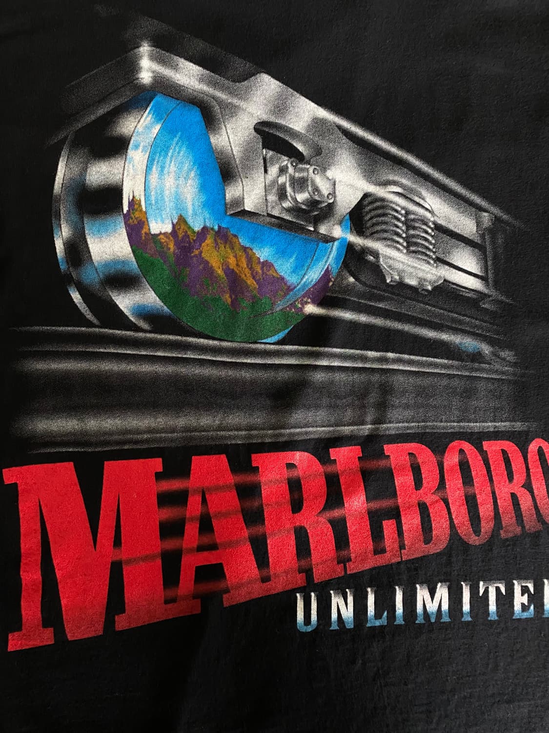 (XL) 90s 빈티지 말보로 트레인 티셔츠 상품이미지6