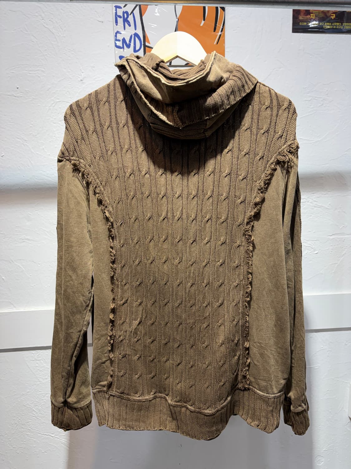 00s 빔즈 그런지 y2k 니트 집업 카고자켓 상품이미지6