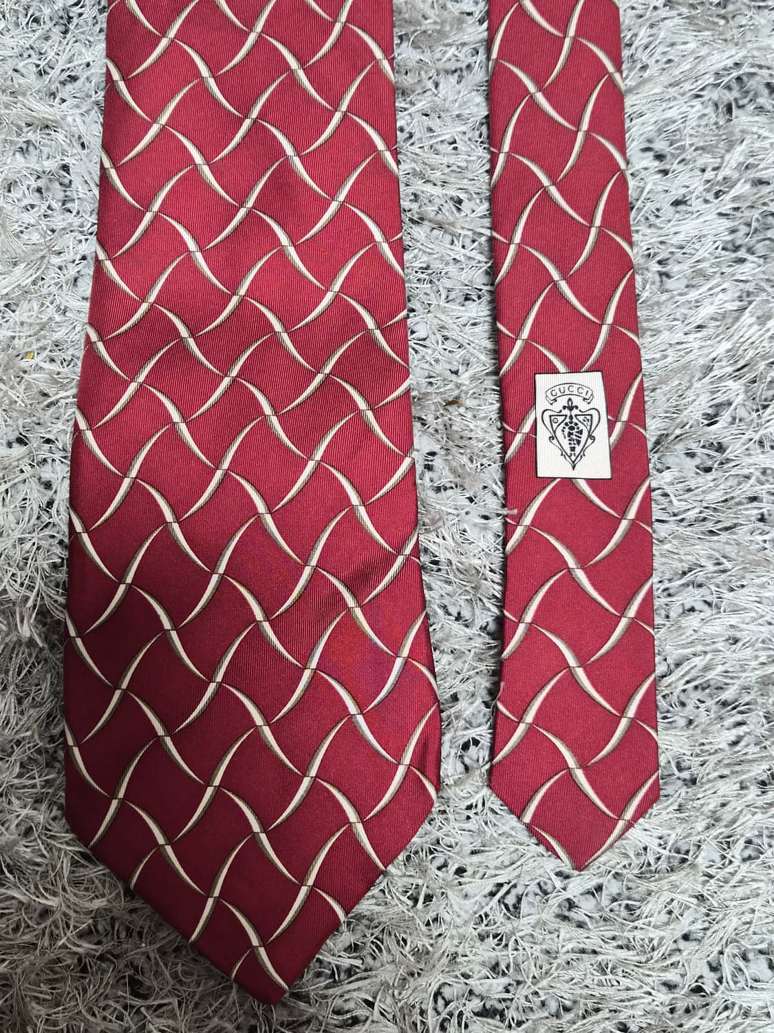 구찌GUCCI 패턴 넥타이 Free - N24 상품이미지4