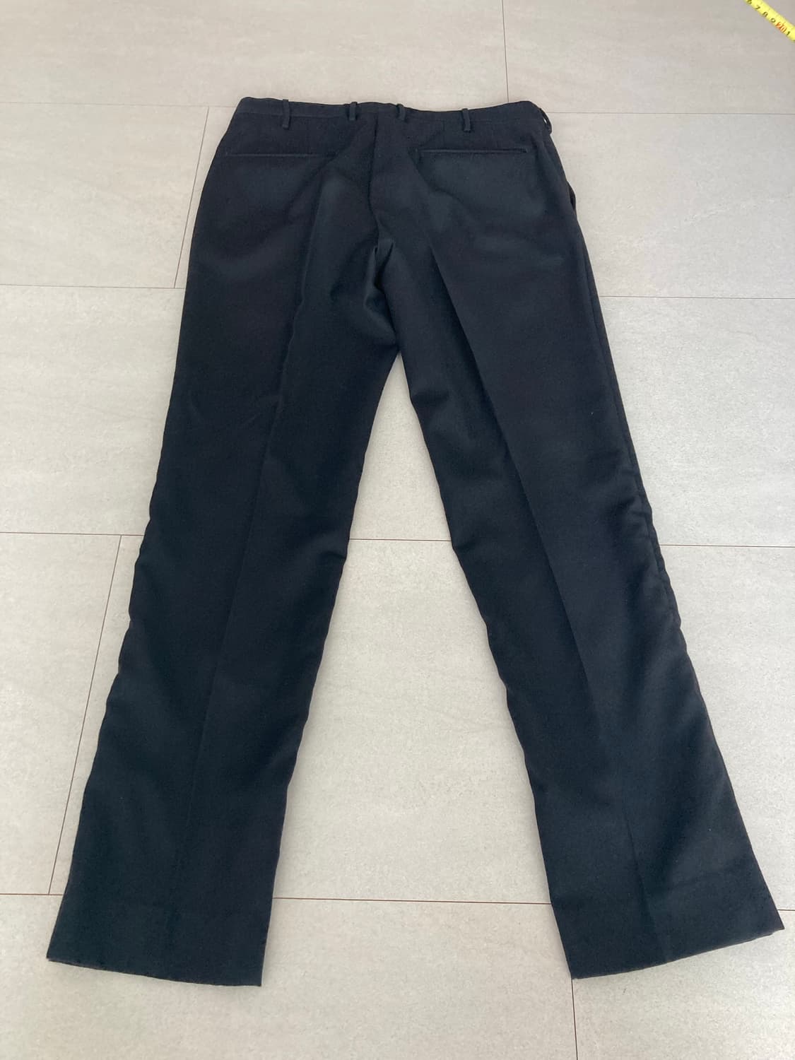 INCOTEX 슬림핏 블랙 슬랙스 48 상품이미지2