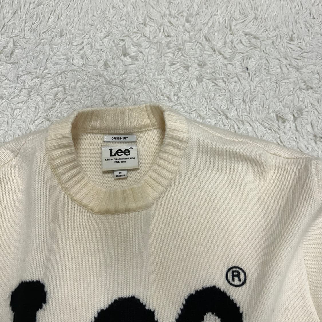 Lee White Knit  ⋆ M size ⋆ 어깨 53 가슴 58 총 상품이미지6