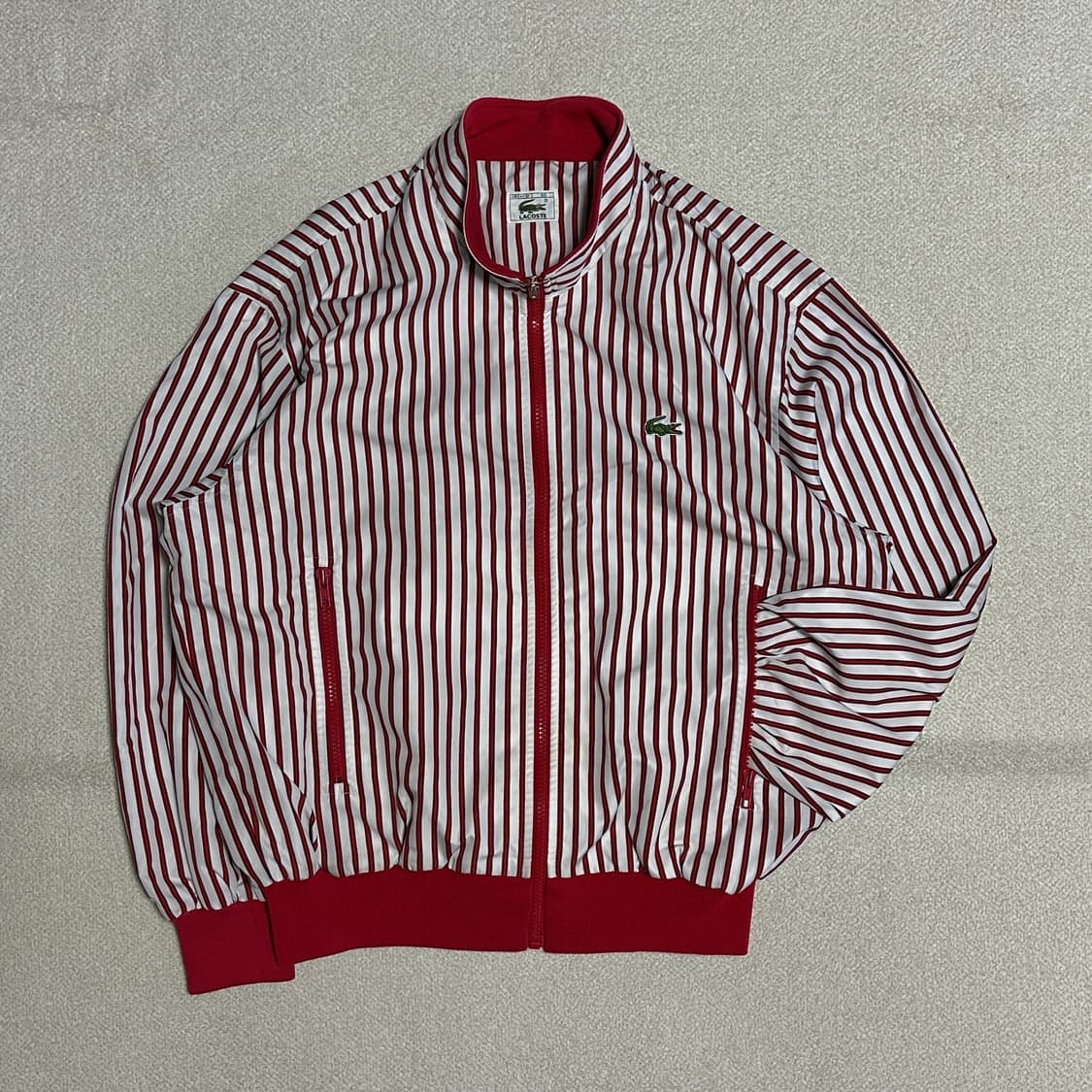 라코스테 스트라이프 블루종 자켓 상품이미지1