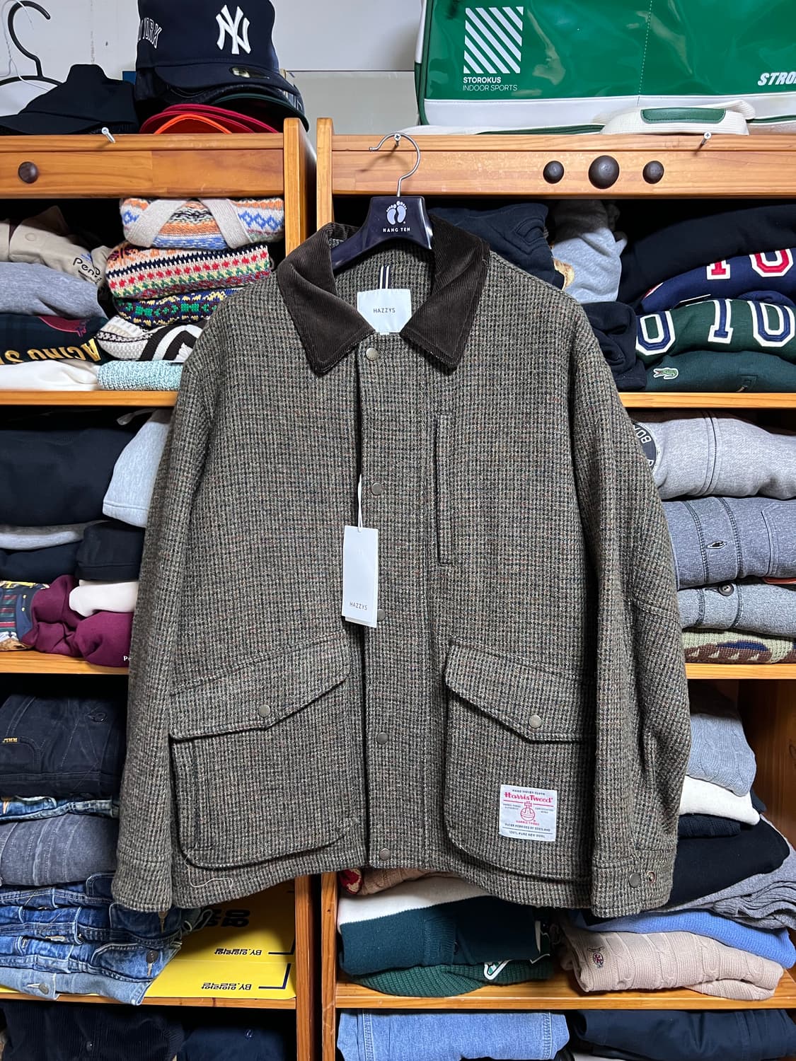 헤지스 해리스 트위드 헌팅 자켓 상품이미지1